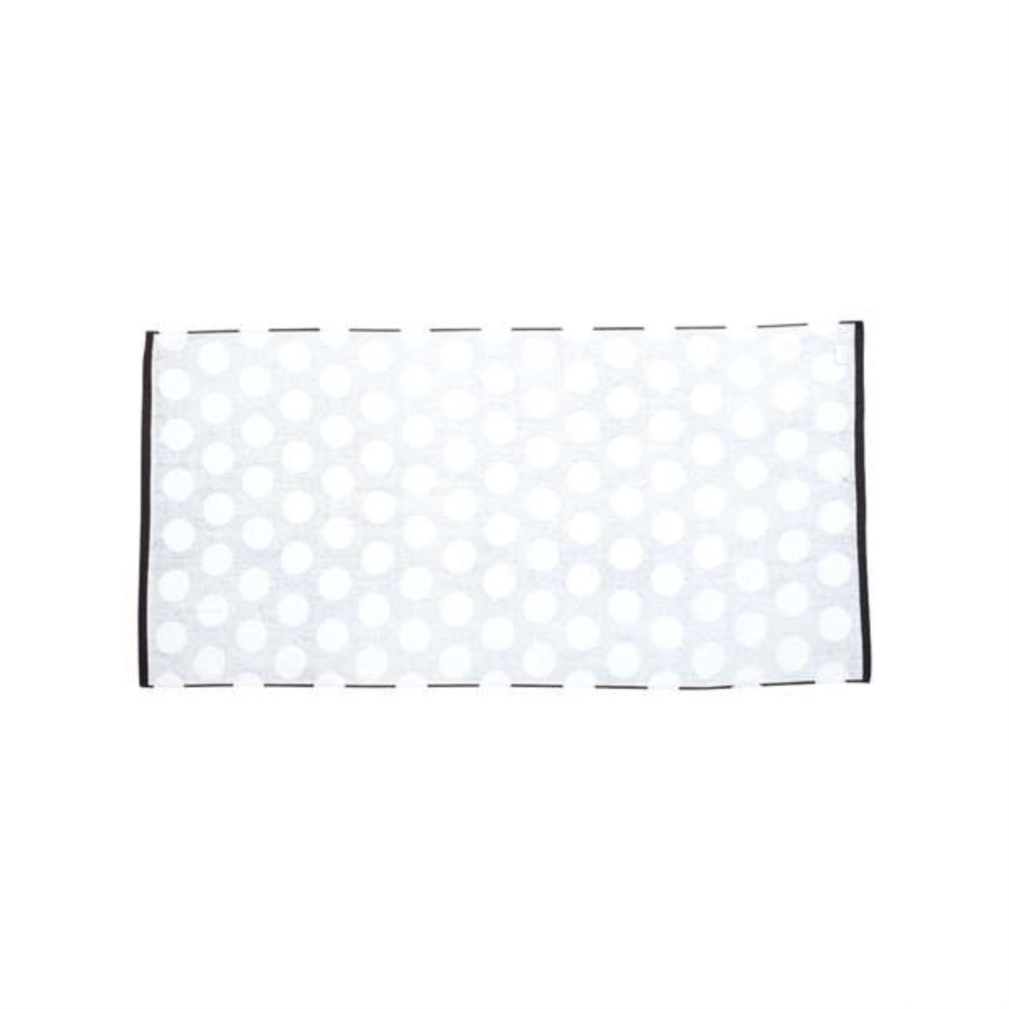 Carmel Towel Company Polka Dot Velour Beach Towel - Black  One Size
