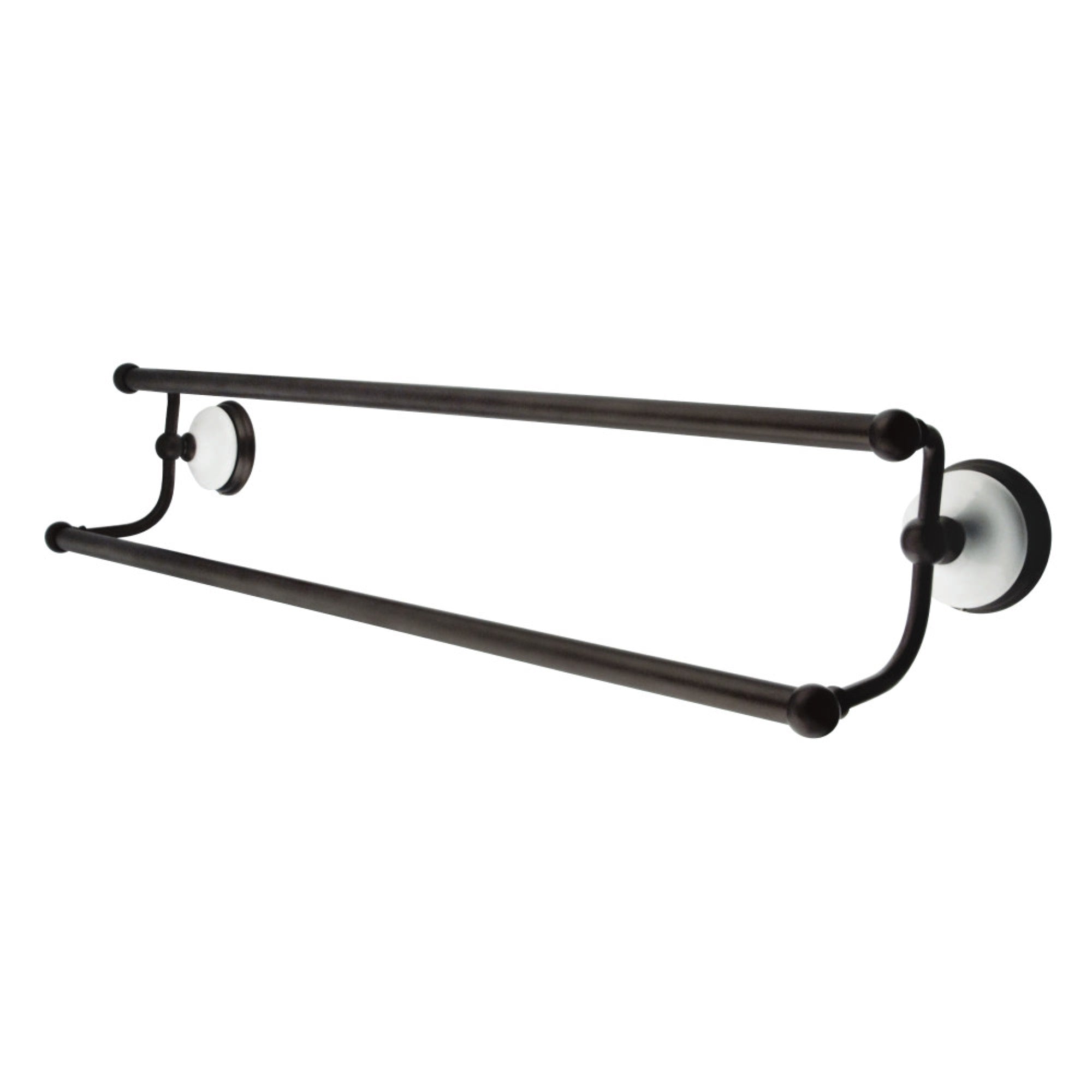 Kingston Brass Ba1113Orb Victorian 24'' Dual Towel Bar, Oil Rubbed Bronze