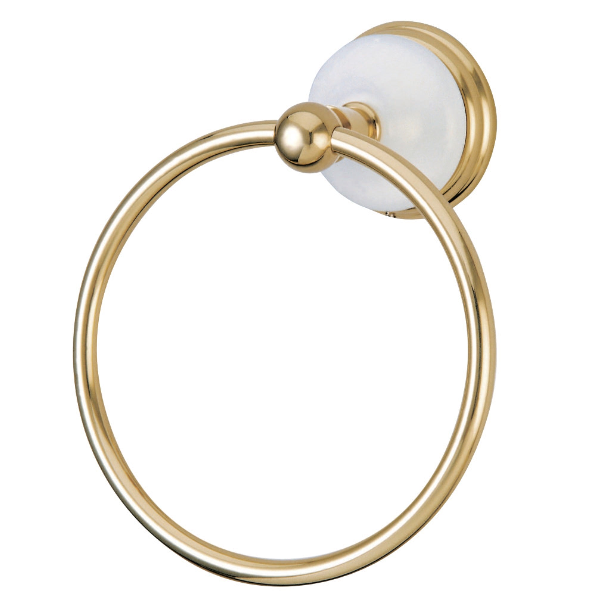 Kingston Brass Ba1114Pb Victorian Towel Ring, Polished Brass