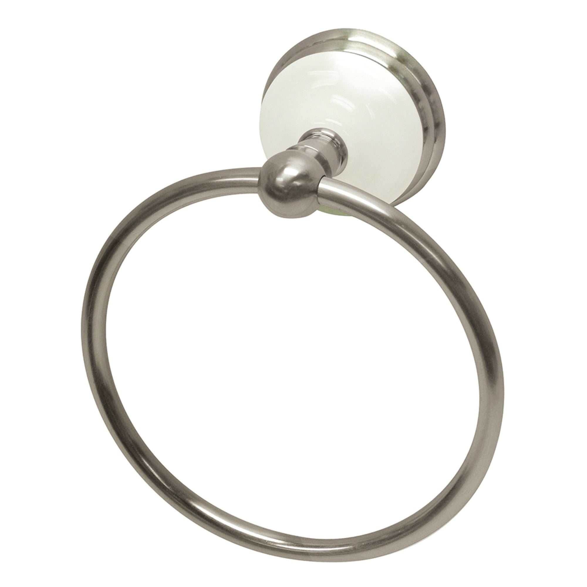 Kingston Brass Ba1114Sn Victorian Towel Ring, Brushed Nickel
