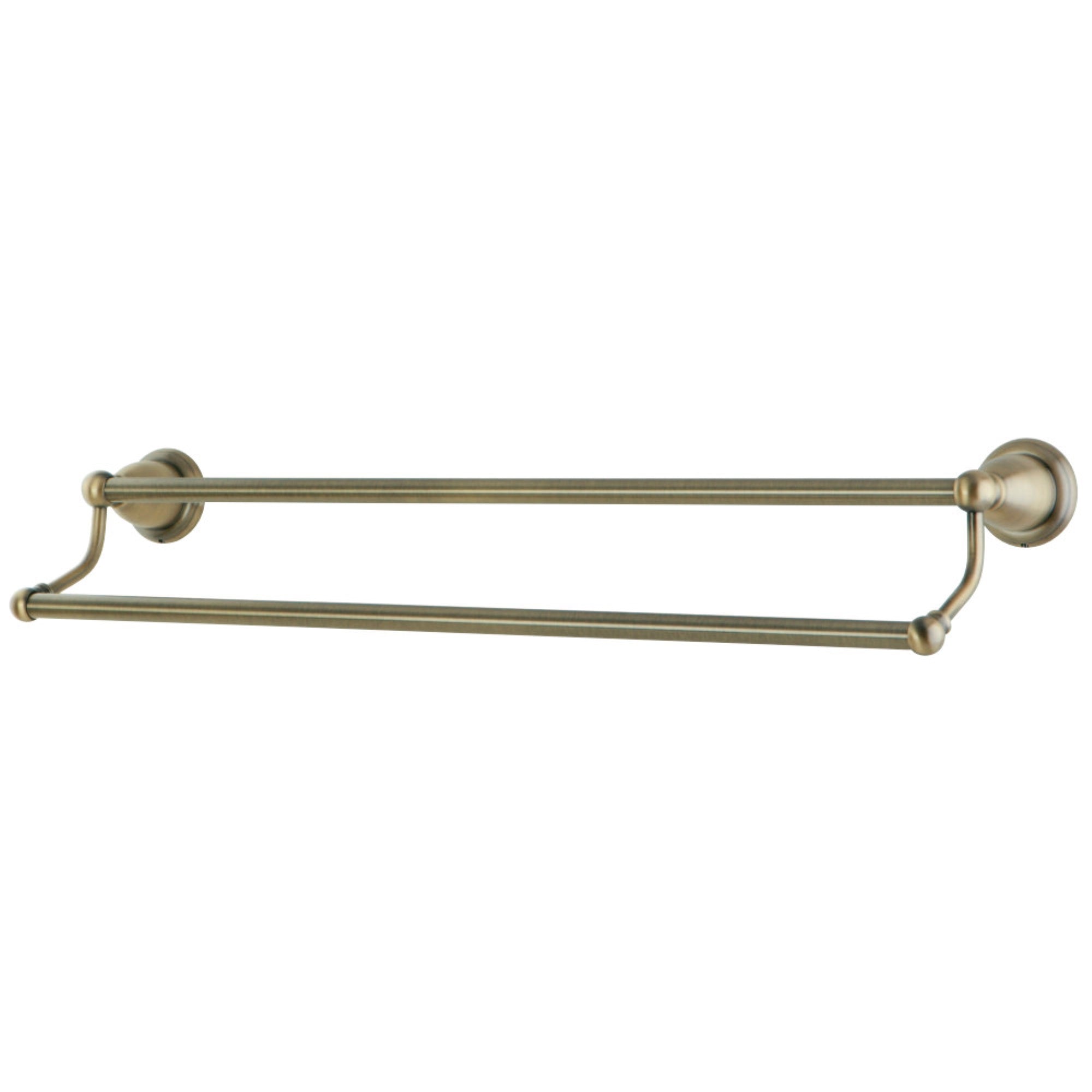 Kingston Brass Ba1753Ab Heritage 24'' Dual Towel Bar, Antique Brass
