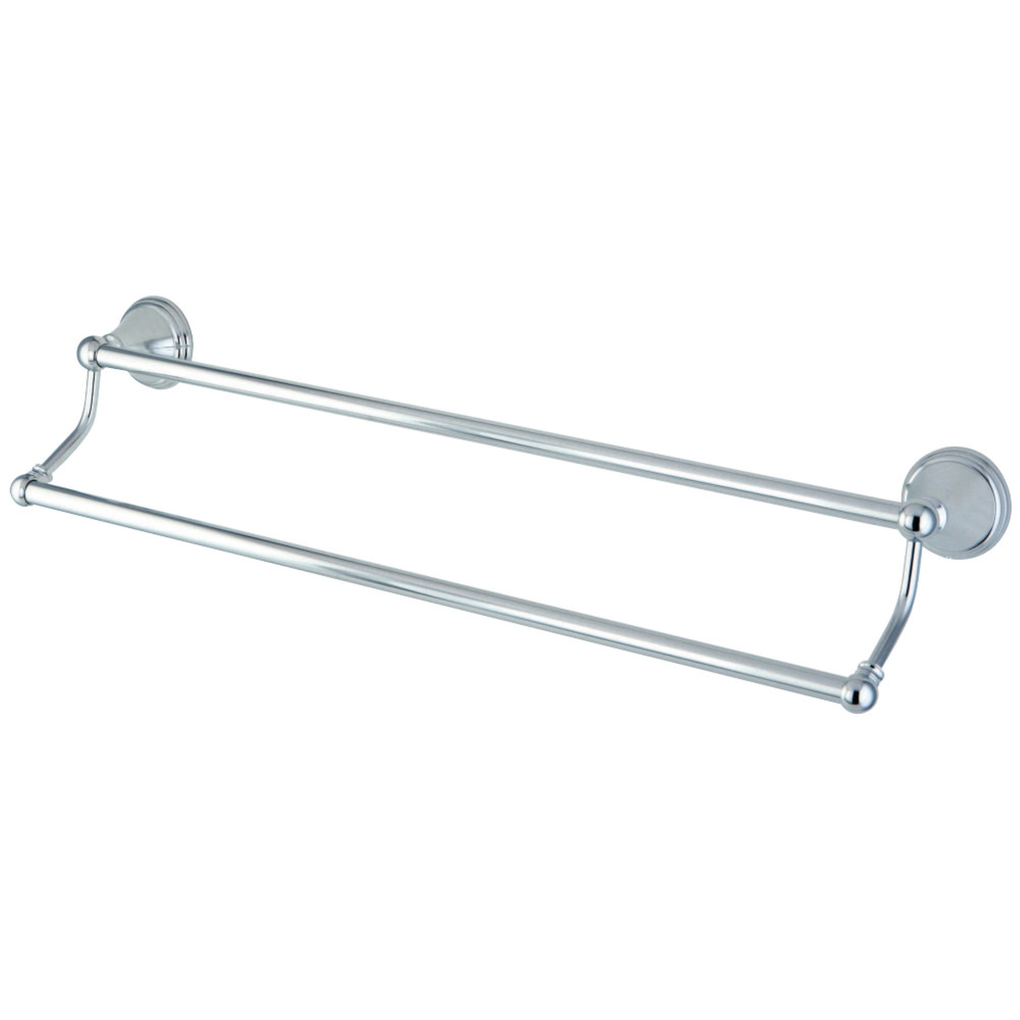 Kingston Brass Ba2973C Governor 24'' Dual Towel Bar, Polished Chrome