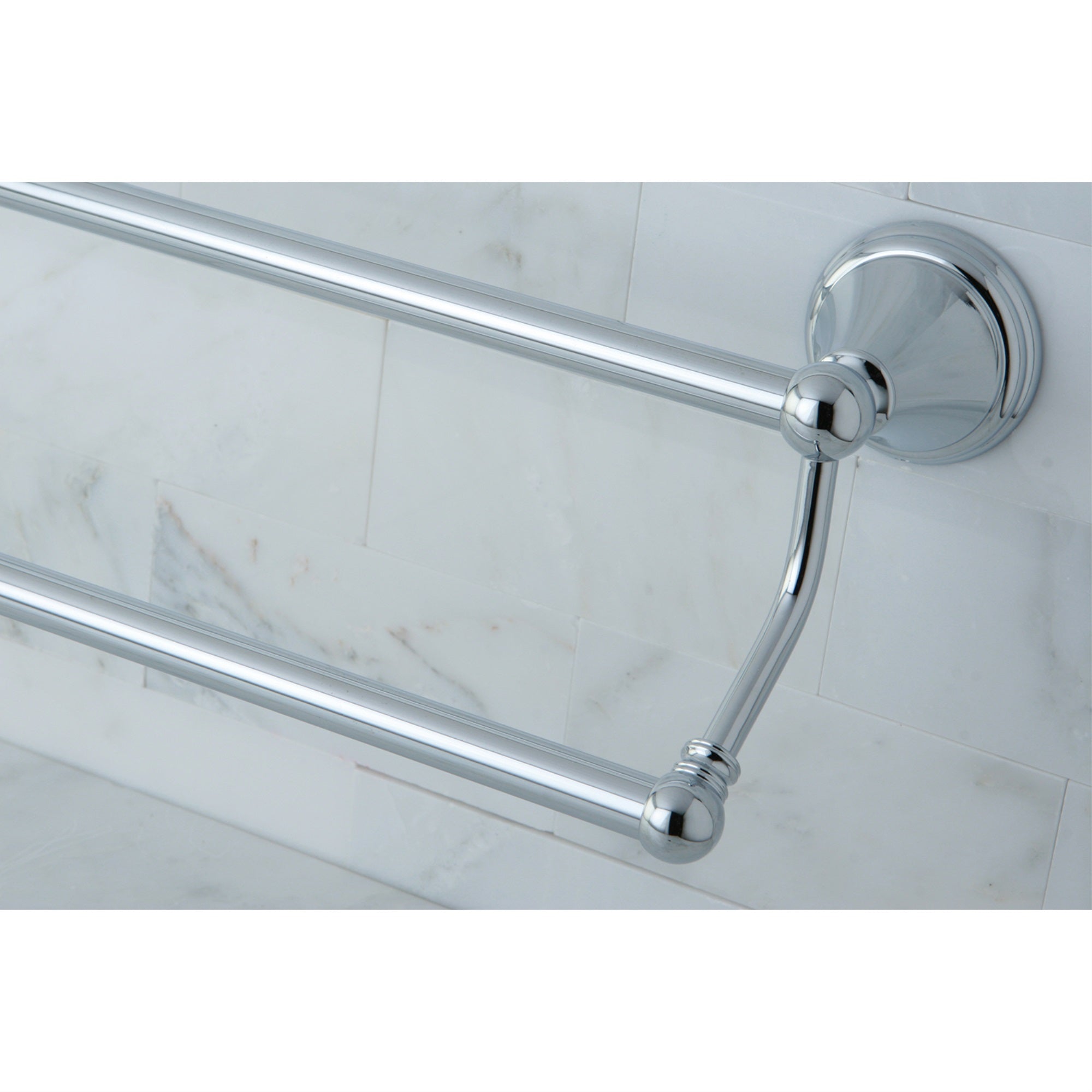 Kingston Brass Ba2973C Governor 24'' Dual Towel Bar, Polished Chrome