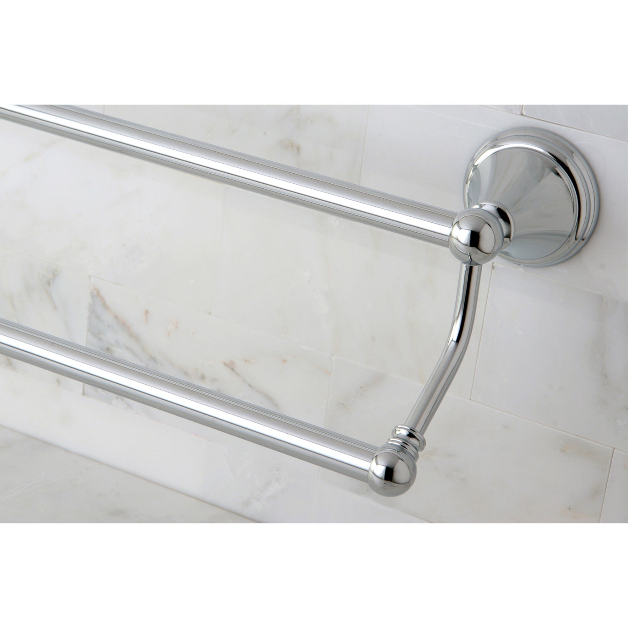 Kingston Brass Ba2973C Governor 24'' Dual Towel Bar, Polished Chrome