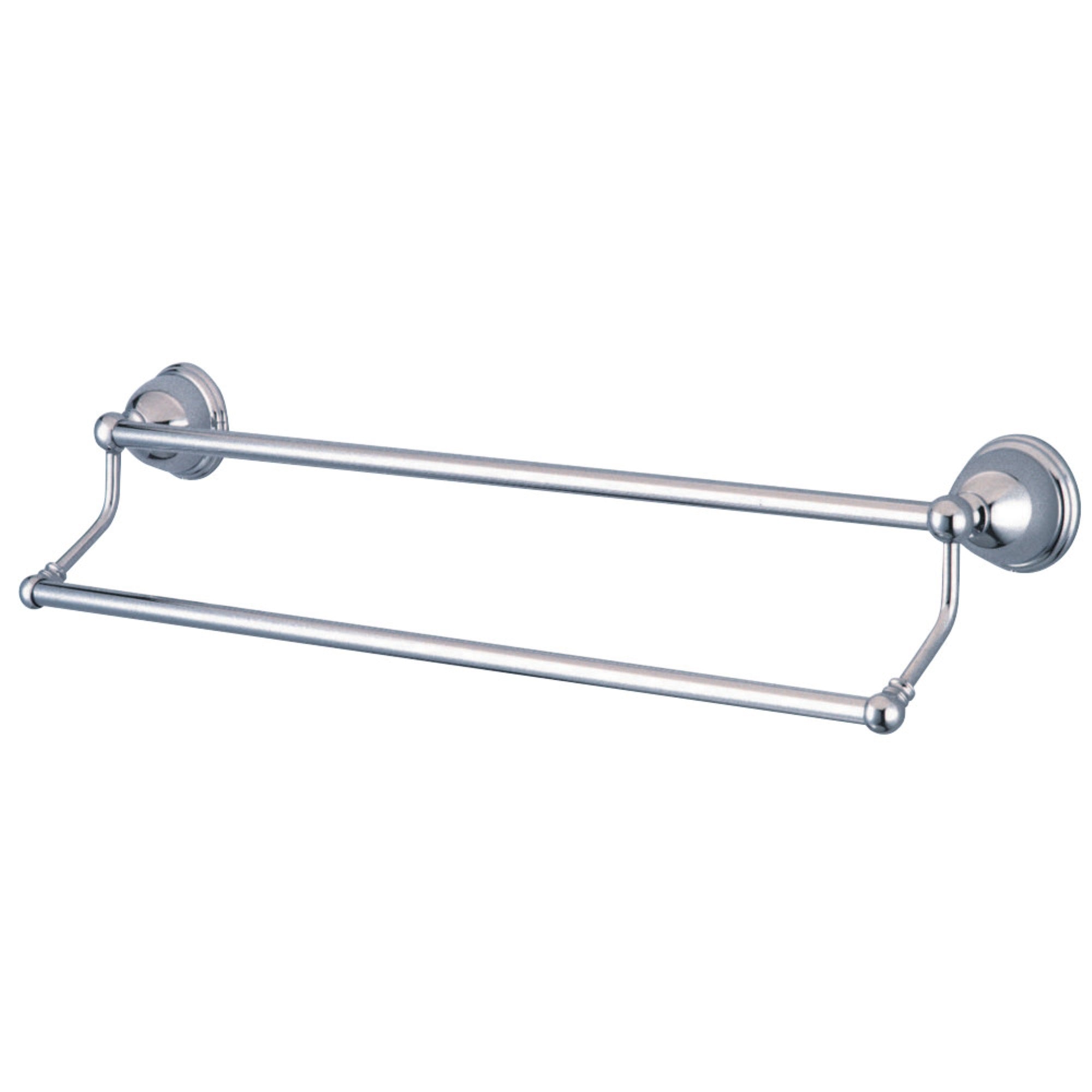 Kingston Brass Ba396318C Restoration 18'' Dual Towel Bar, Polished Chrome