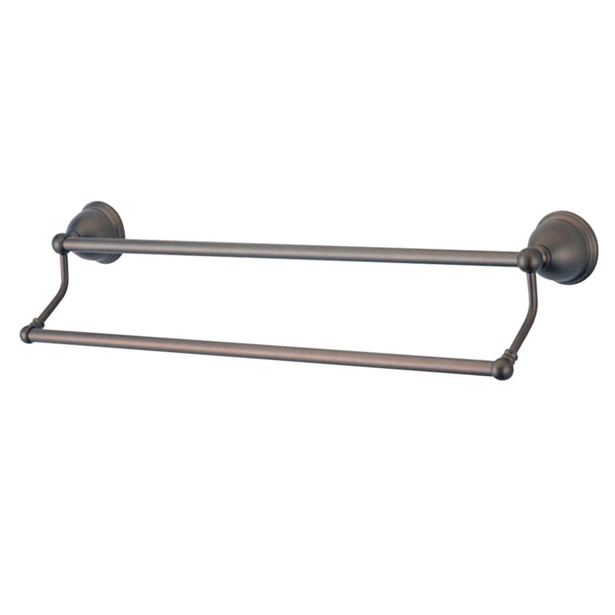 Kingston Brass Ba396318Orb Restoration 18'' Dual Towel Bar, Oil Rubbed Bronze