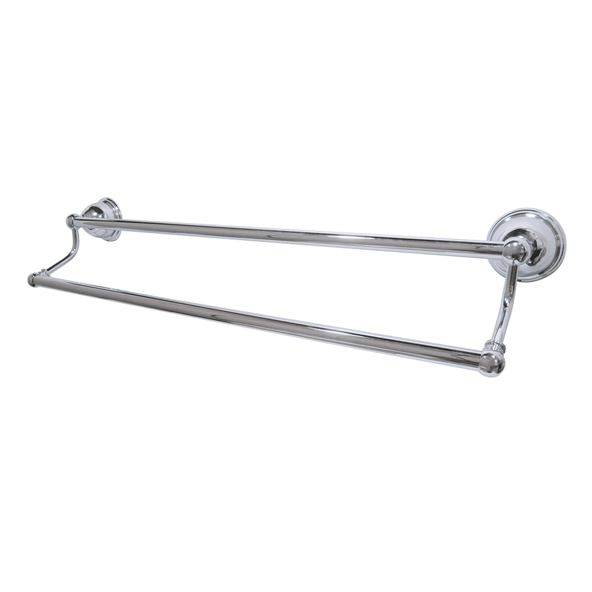 Kingston Brass Ba3963C Restoration 24'' Dual Towel Bar, Polished Chrome