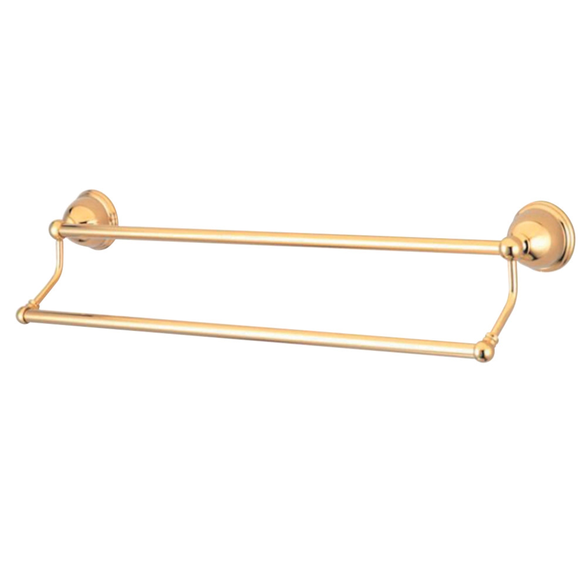 Kingston Brass Ba3963Pb Restoration 24'' Dual Towel Bar, Polished Brass