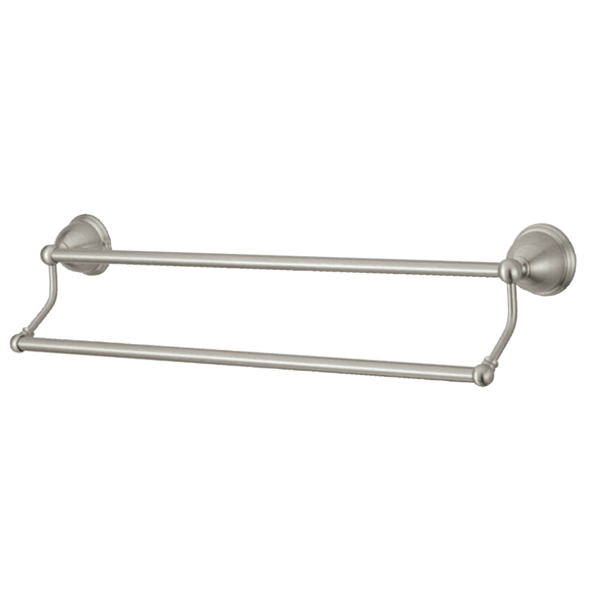 Kingston Brass Ba3963Sn Restoration 24'' Dual Towel Bar, Brushed Nickel