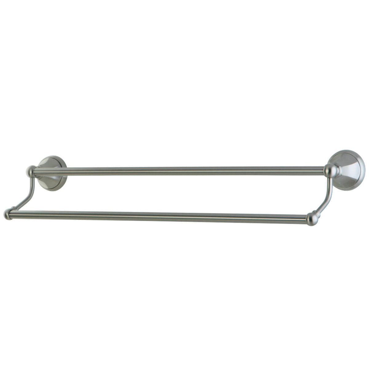 Kingston Brass Ba4813Sn Metropolitan 24-Inch Dual Towel Bar, Brushed Nickel