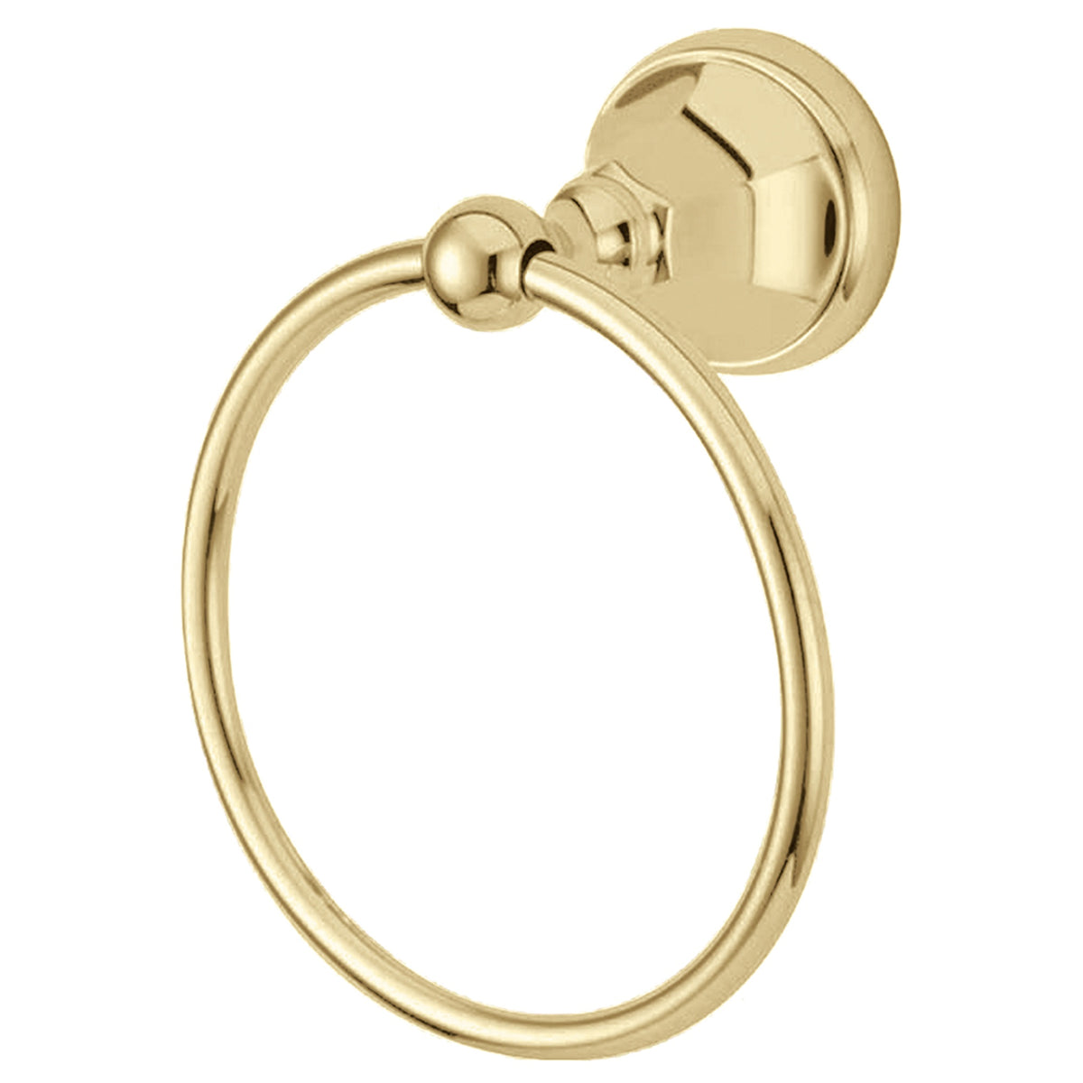 Kingston Brass Ba4814Pb Metropolitan 6-Inch Towel Ring, Polished Brass