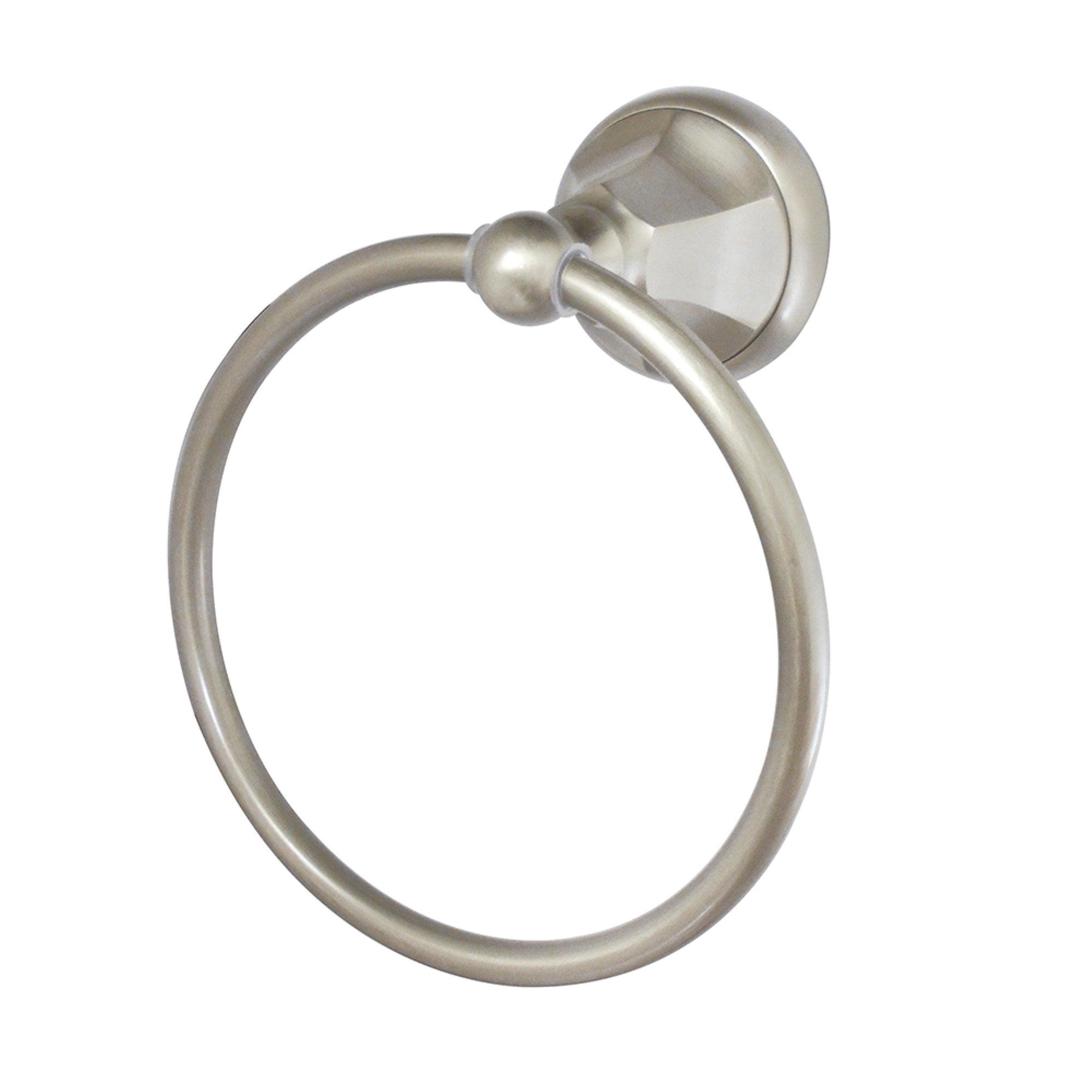 Kingston Brass Ba4814Sn Metropolitan 6-Inch Towel Ring, Brushed Nickel