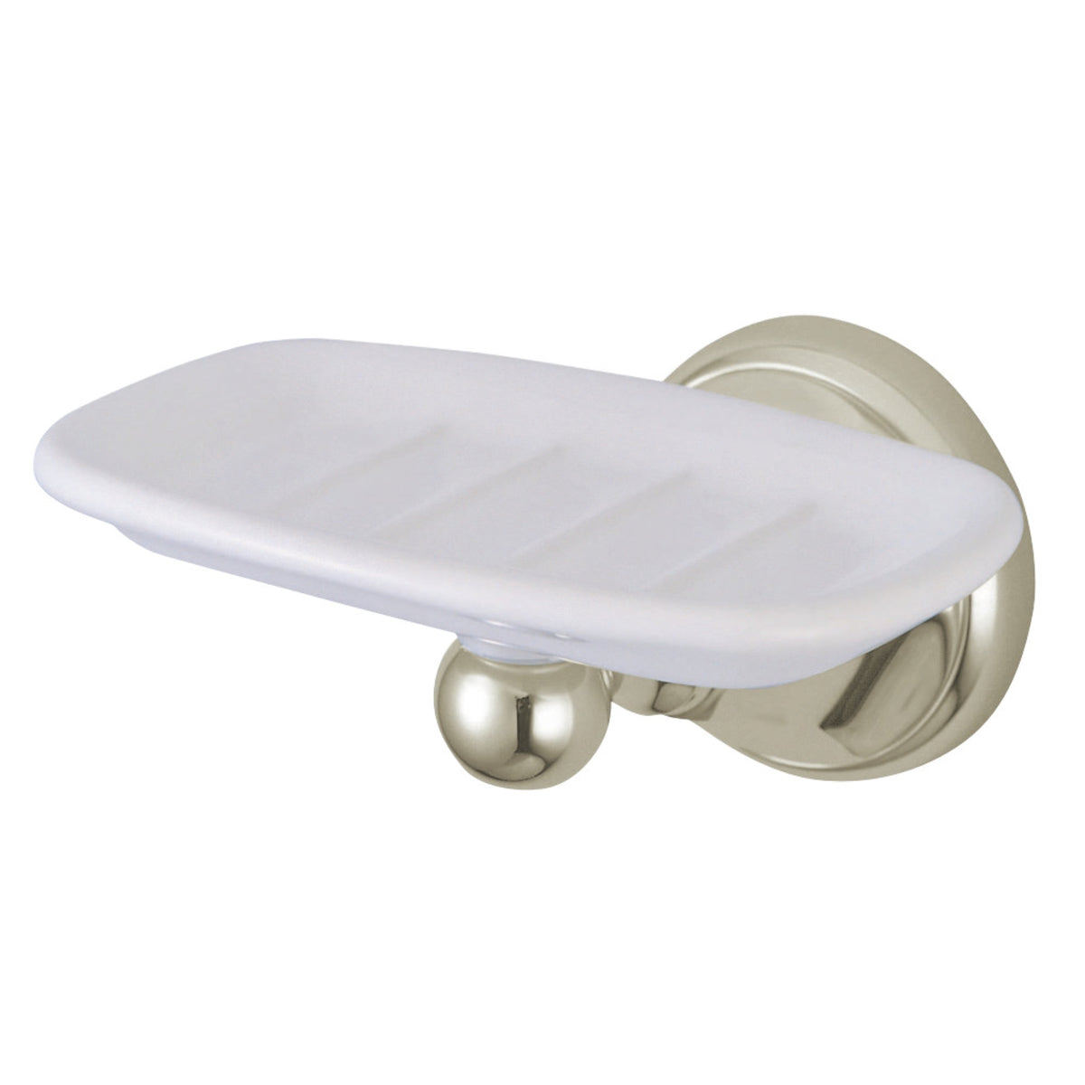 Kingston Brass Ba4815Sn Metropolitan Wall Mount Soap Dish Holder, Brushed Nickel