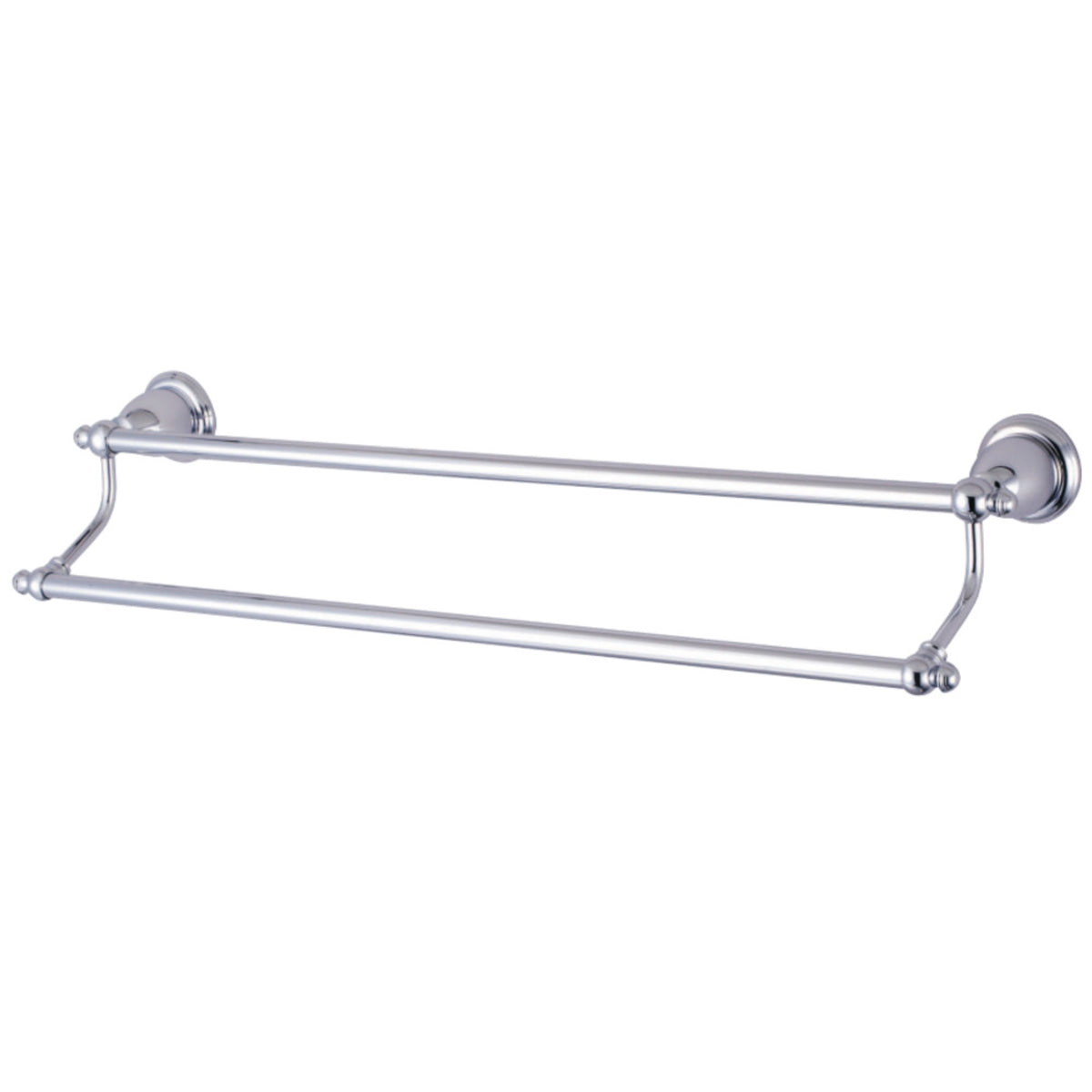 Kingston Brass Ba797318C English Vintage 18'' Dual Towel Bar, Polished Chrome