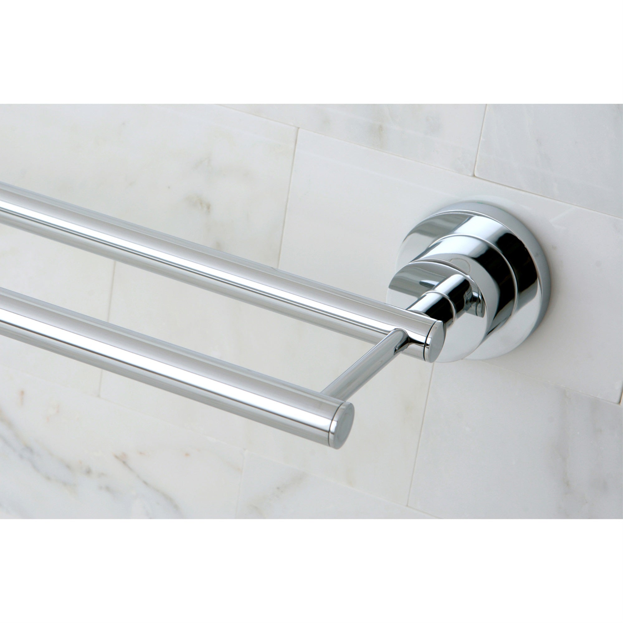 Kingston Brass BA8213C Concord 24'' Dual Towel Bar  Polished Chrome