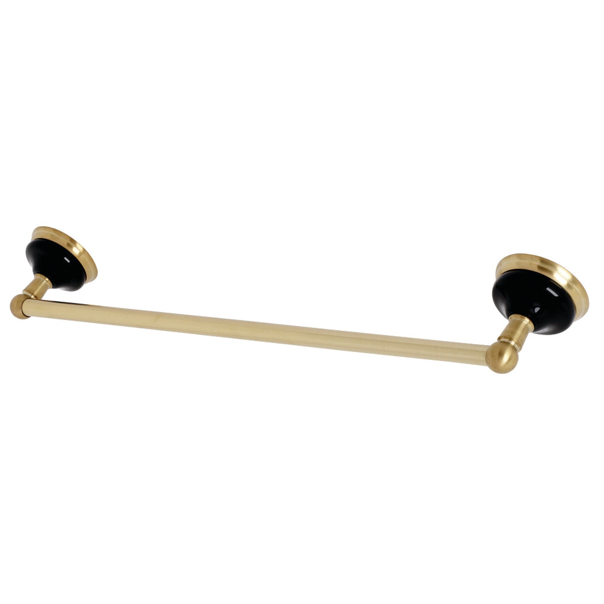 Kingston Brass Ba9112Bb Water Onyx 18 In. Towel Bar, Brushed Brass