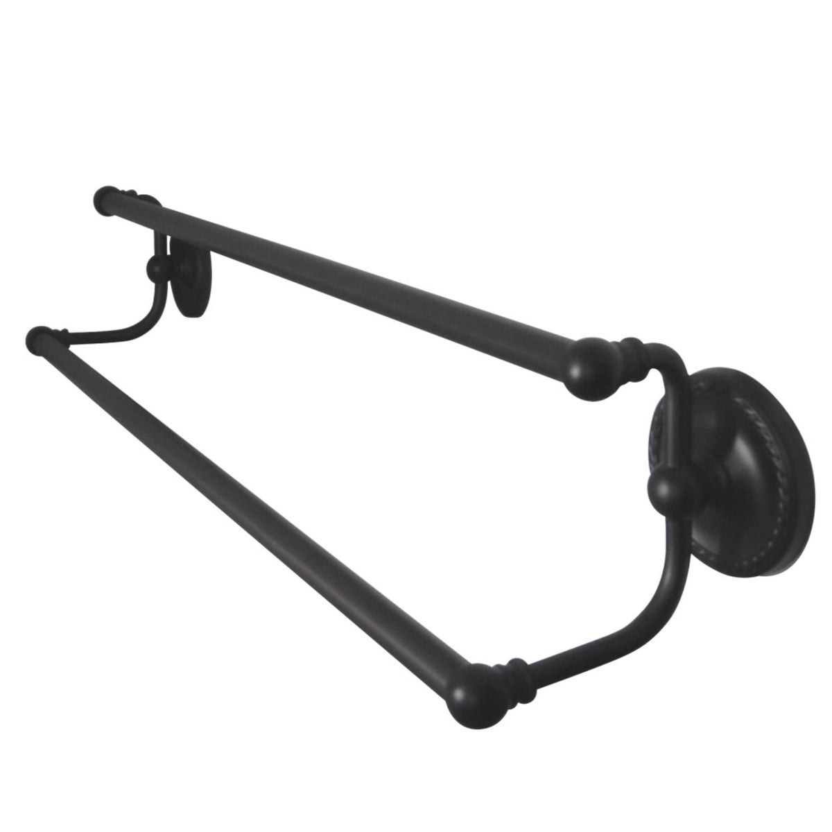 Kingston Brass Ba913Orb Laurel 24'' Dual Towel Bar, Oil Rubbed Bronze