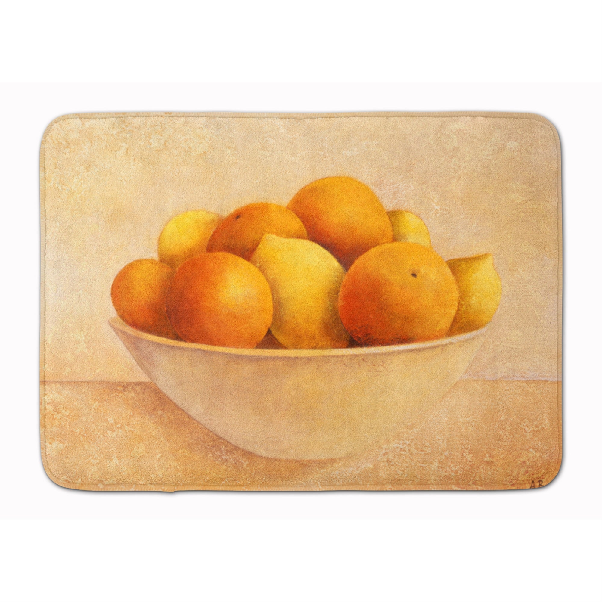 'Caroline'S Treasures Oranges & Lemons In A Bowl Floor Mat, 19'''' X 27'''', Multicolor''