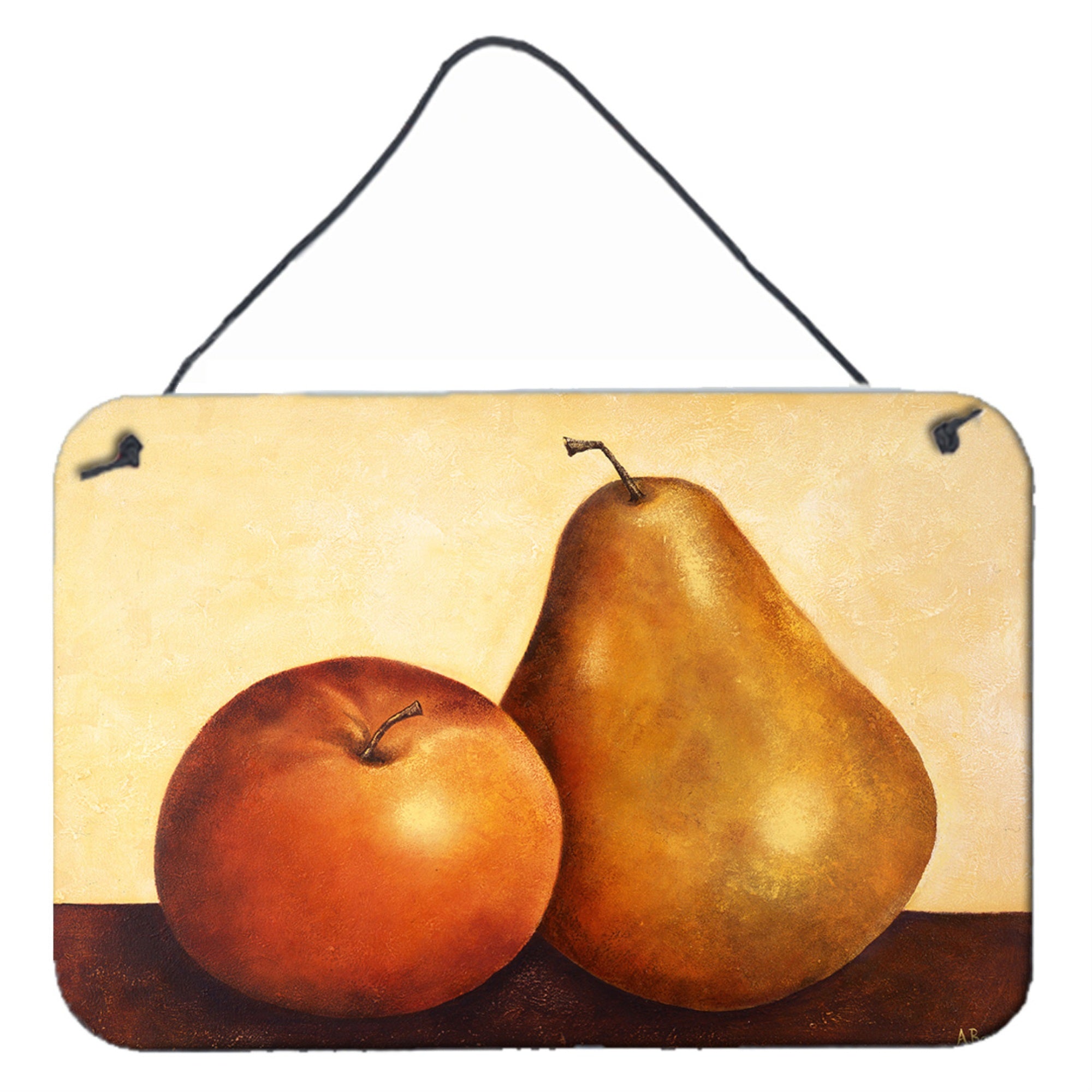 'Caroline'S Treasures Apple And Pear Wall Or Door Hanging Prints Babe0089Ds812, 8Hx12W, Multicolor''