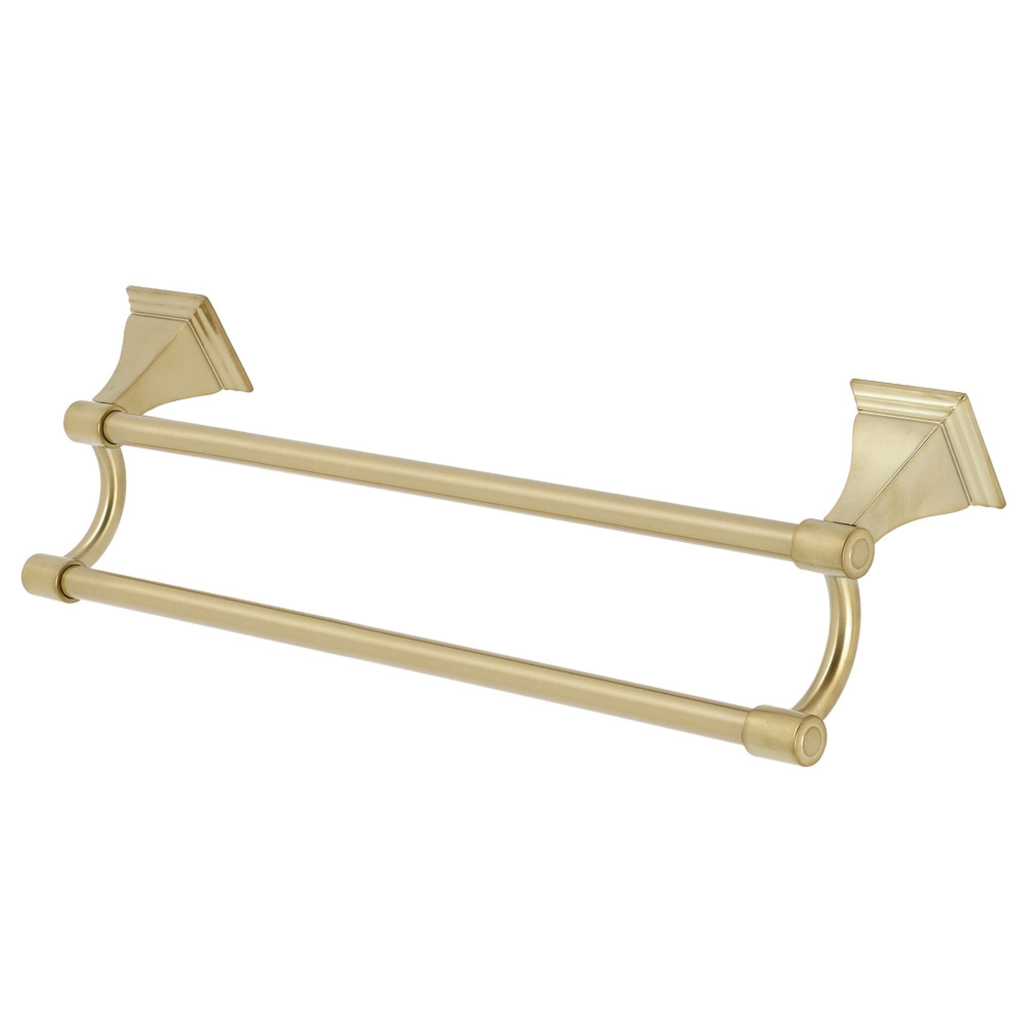 Kingston Brass Bah612318Bb Monarch 18-Inch Dual Towel Bar, Brushed Brass