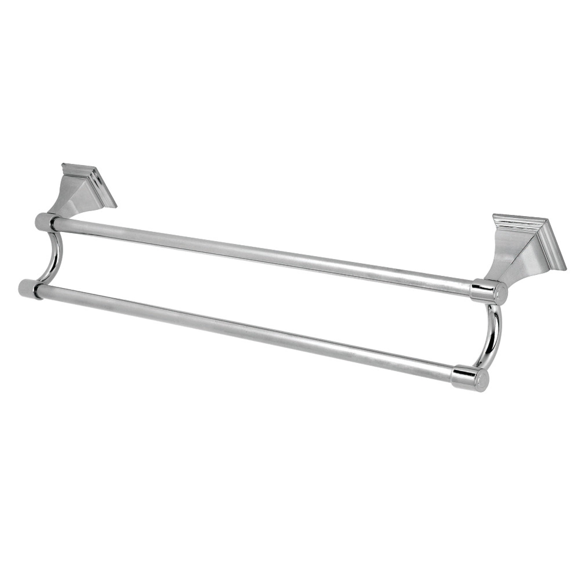 Kingston Brass Bah6123C Monarch 24-Inch Dual Towel Bar, Polished Chrome
