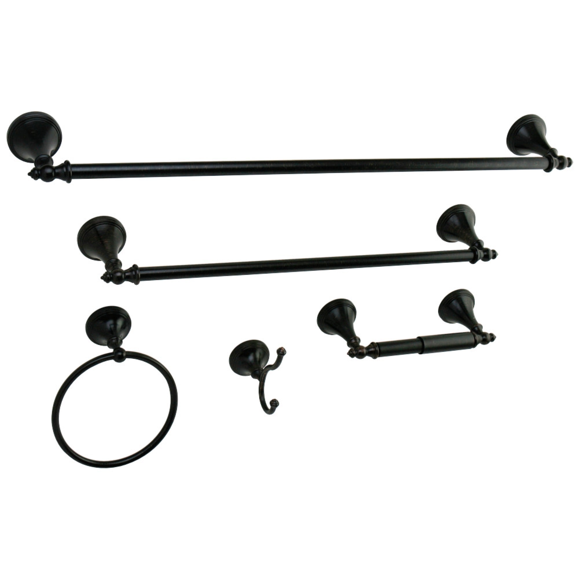 Kingston Brass Bahk1612478Orb 5-Piece Bathroom Accessory Set, Oil Rubbed Bronze