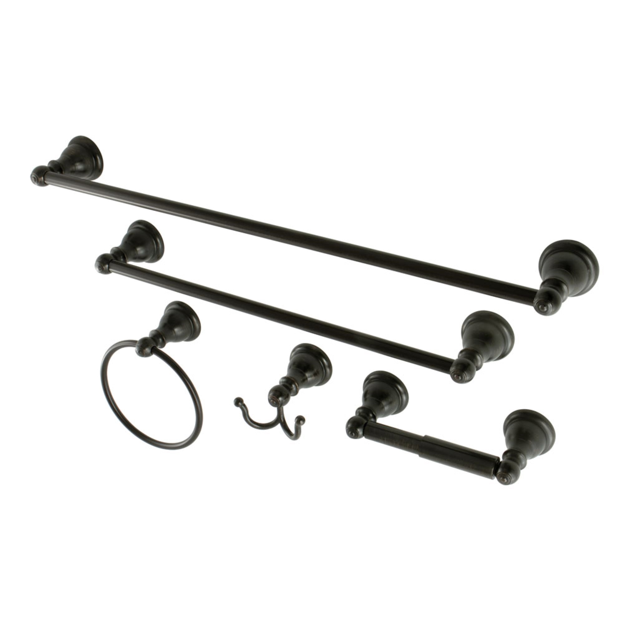 Kingston Brass Bahk5112478Orb 5-Piece Bathroom Accessory Set, Oil Rubbed Bronze