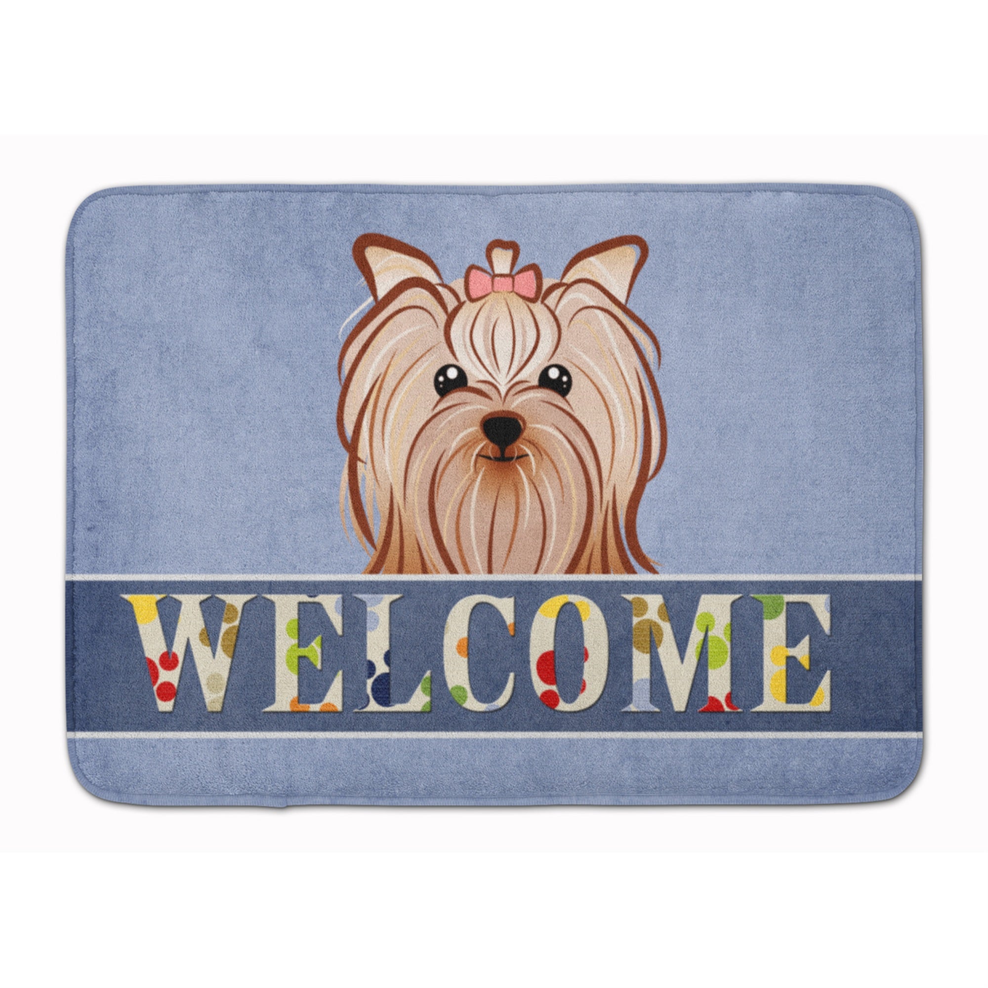 'Caroline'S Treasures Yorkie Yorkishire Terrier Welcome Floor Mat, 19'''' X 27'''', Multicolor''