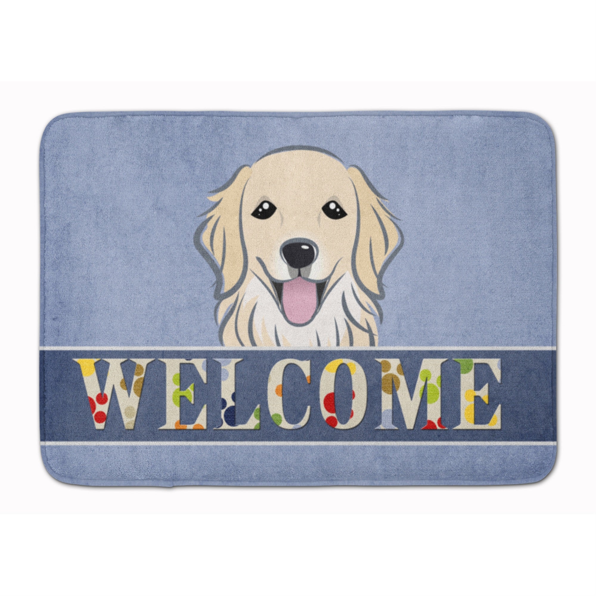 'Caroline'S Treasures Golden Retriever Welcome Floor Mat, 19'''' X 27'''', Multicolor''