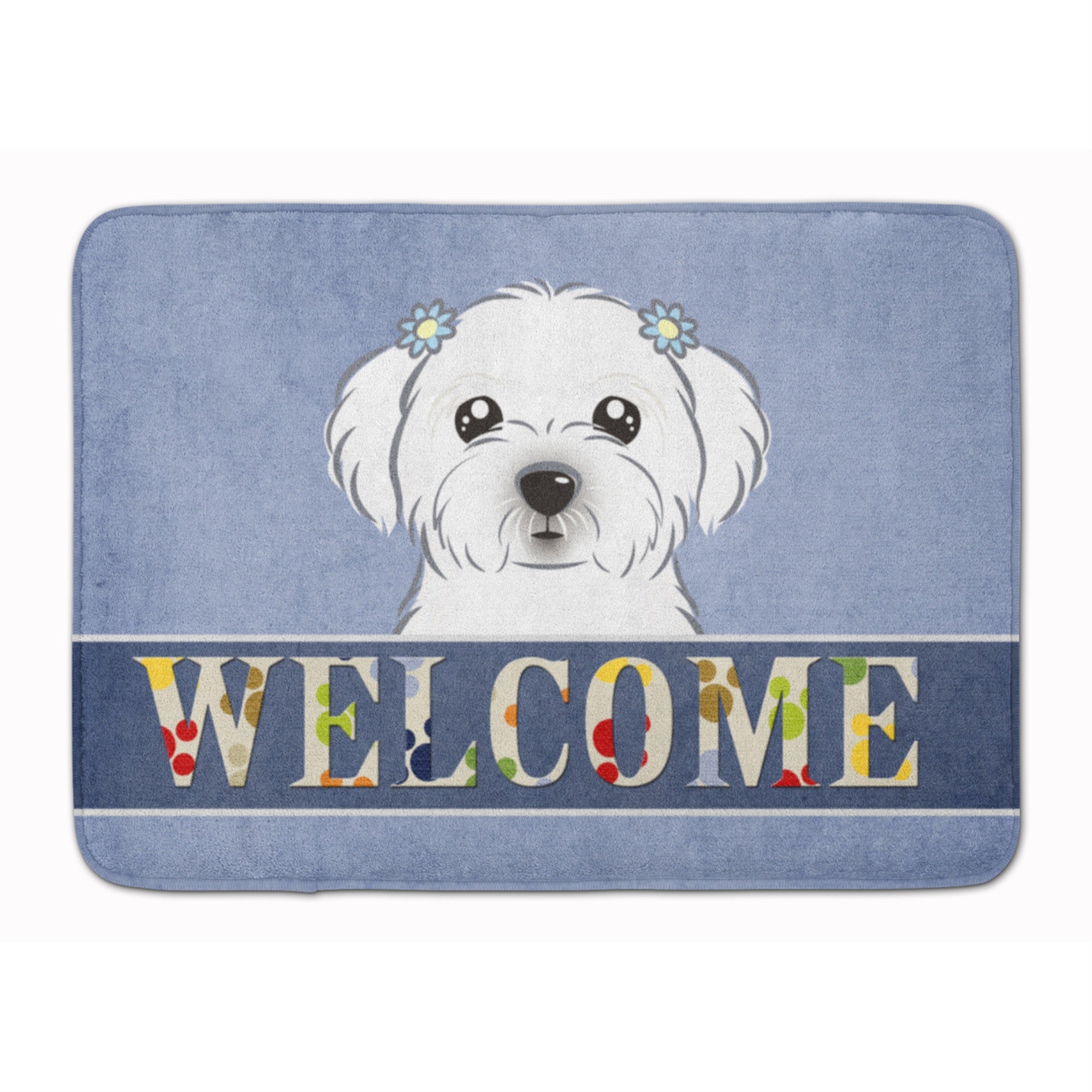 'Caroline'S Treasures Maltese Welcome Floor Mat, 19'''' X 27'''', Multicolor''