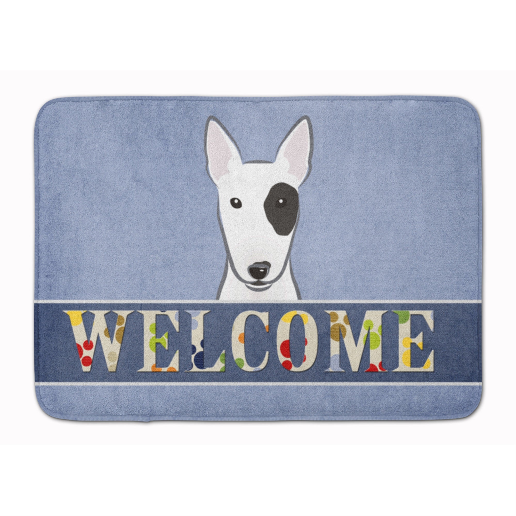 'Caroline'S Treasures Bull Terrier Welcome Floor Mat, 19'''' X 27'''', Multicolor''