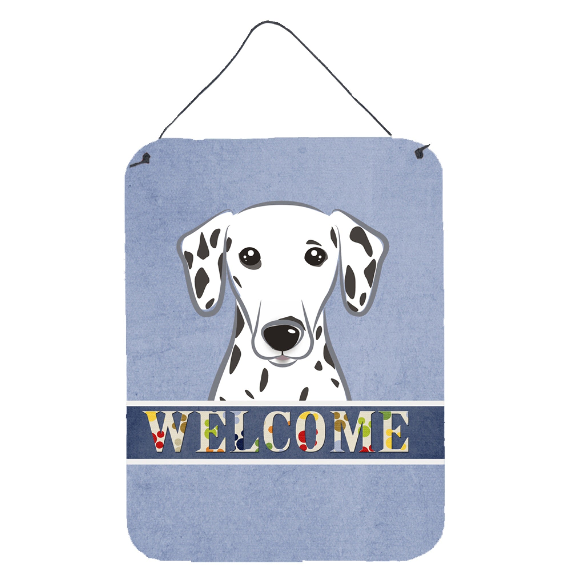 'Caroline'S Treasures Bb1396Ds1216 Dalmatian Welcome Wall Or Door Hanging Prints, 16 X 12'''', Multicolor''