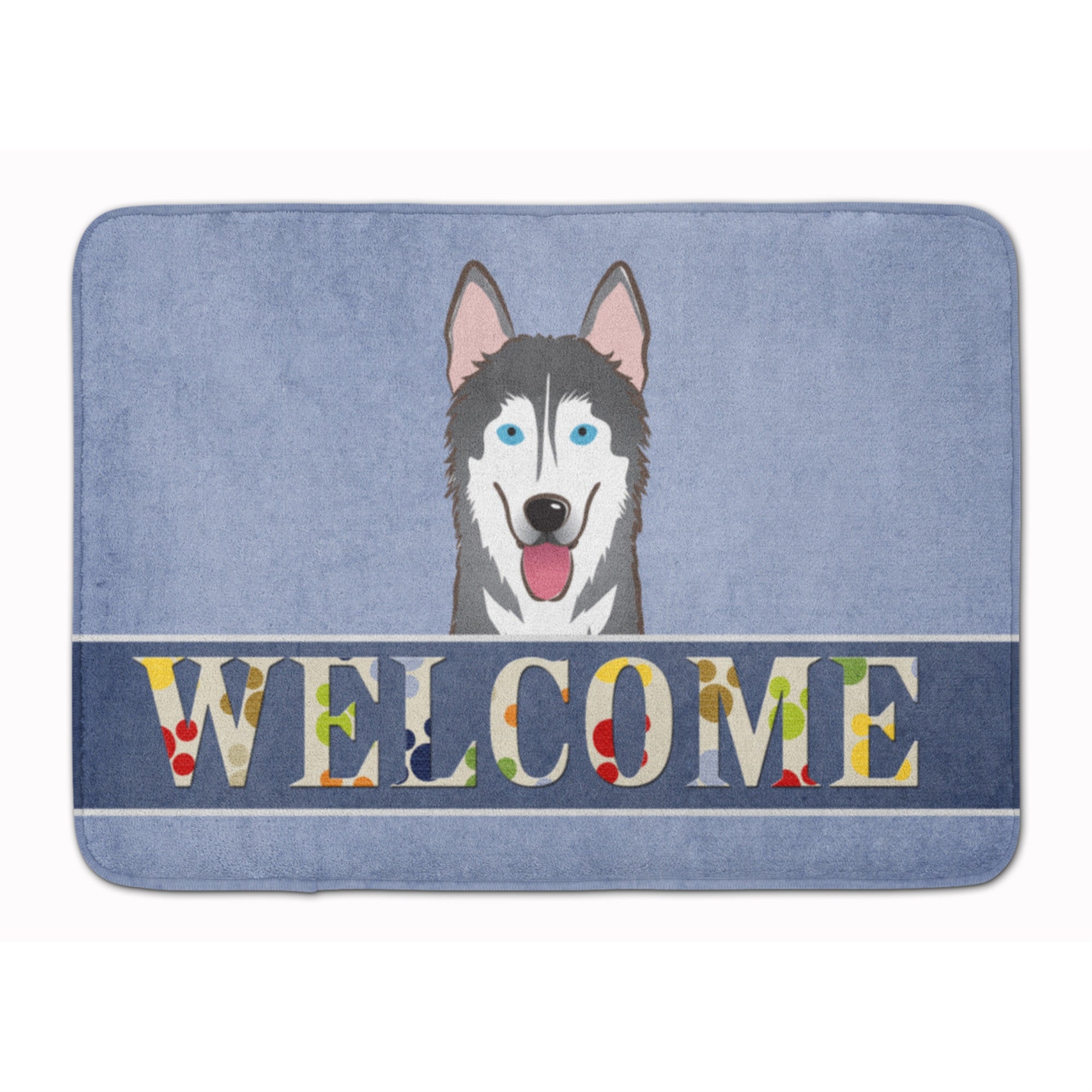'Caroline'S Treasures Alaskan Malamute Welcome Floor Mat, 19'''' X 27'''', Multicolor''