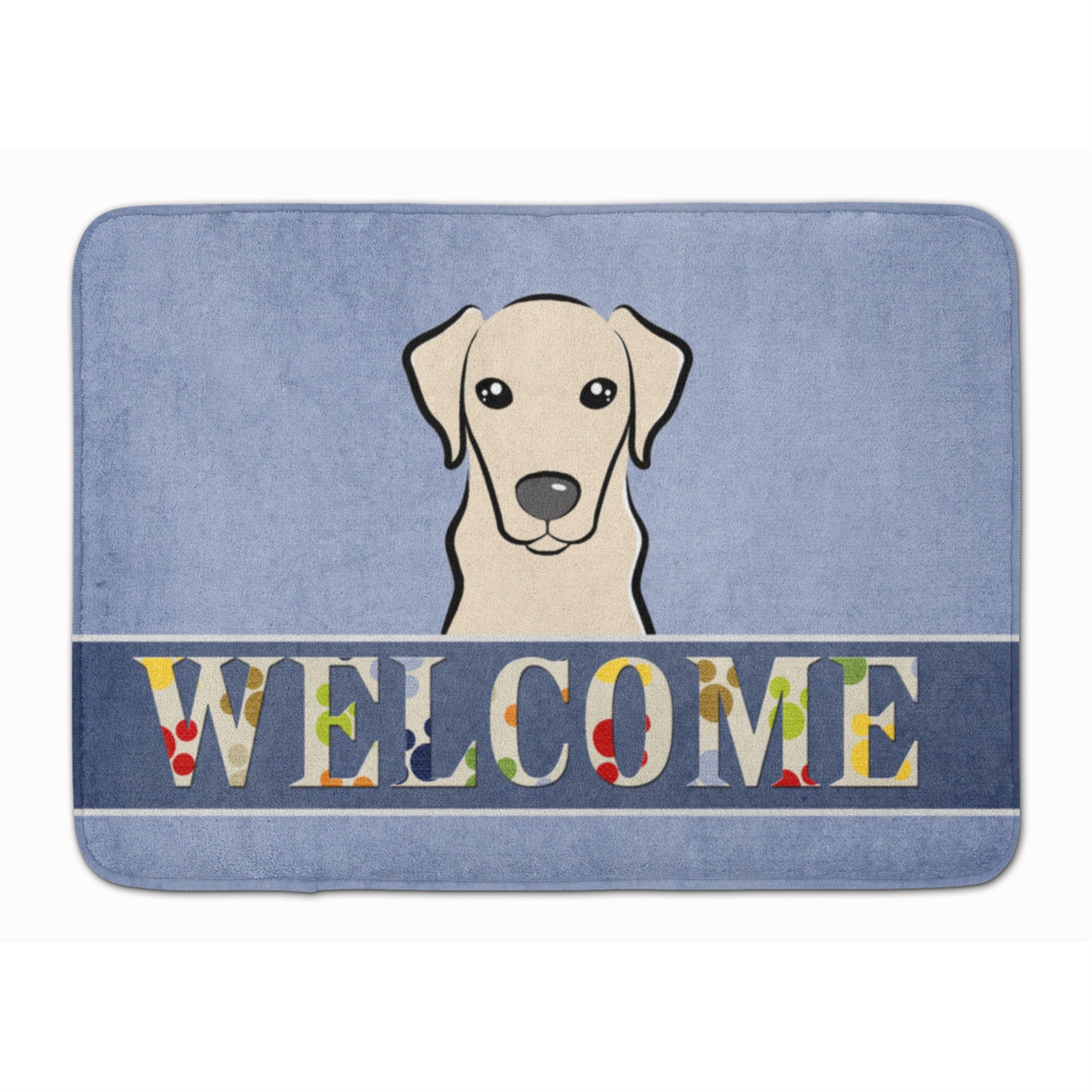 'Caroline'S Treasures Yellow Labrador Welcome Floor Mat, 19'''' X 27'''', Multicolor''