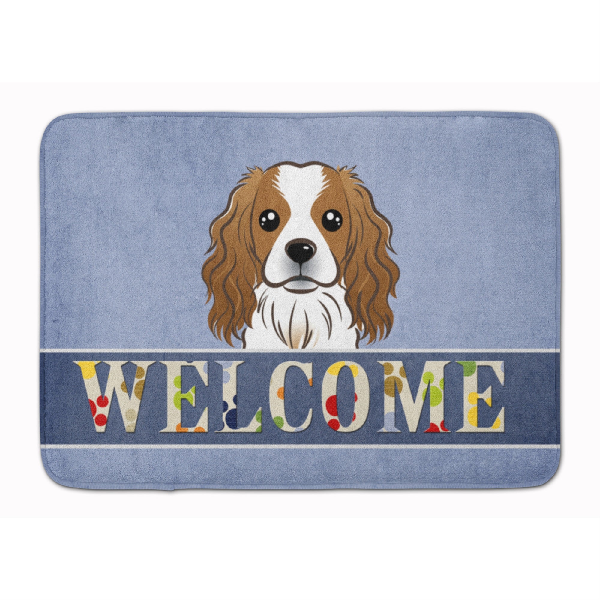 'Caroline'S Treasures Cavalier Spaniel Welcome Floor Mat, 19'''' X 27'''', Multicolor''
