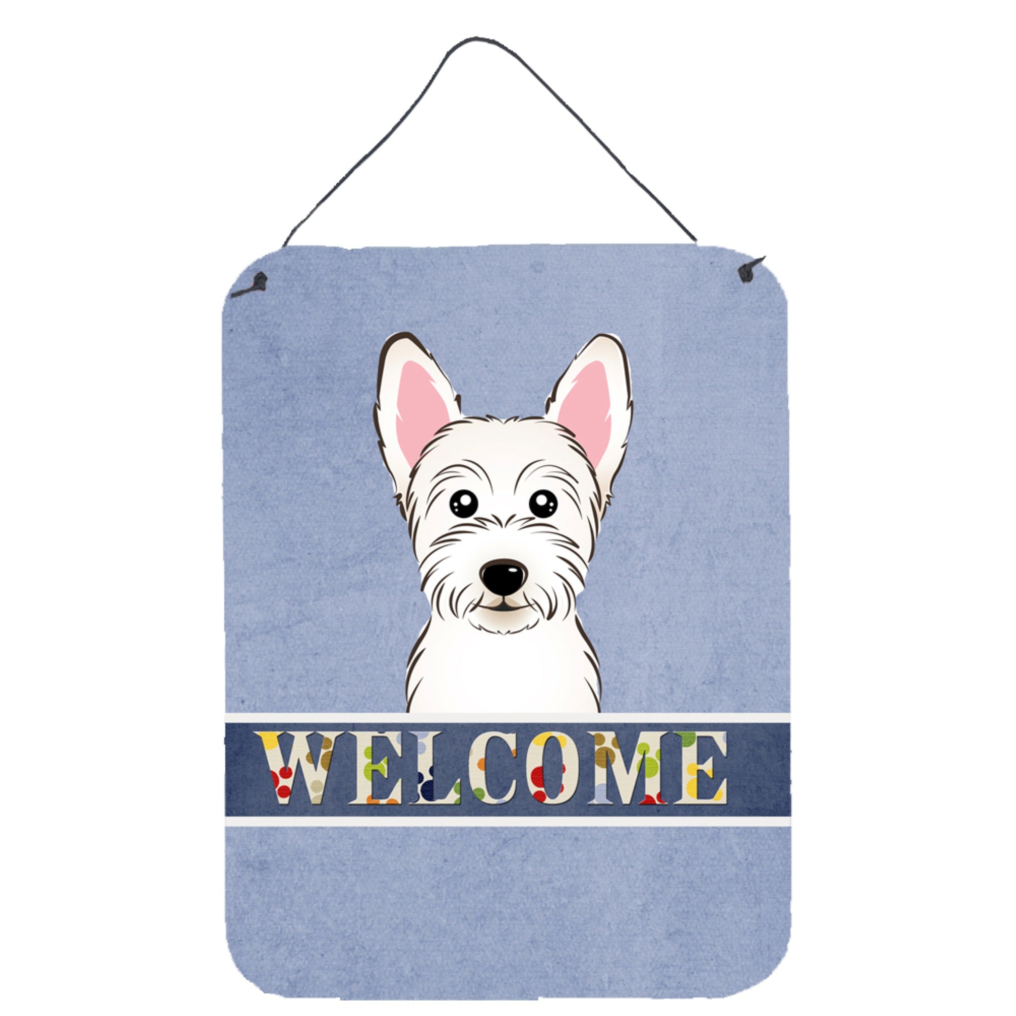 'Caroline'S Treasures Bb1412Ds1216 Westie Welcome Wall Or Door Hanging Prints, 16 X 12'''', Multicolor''