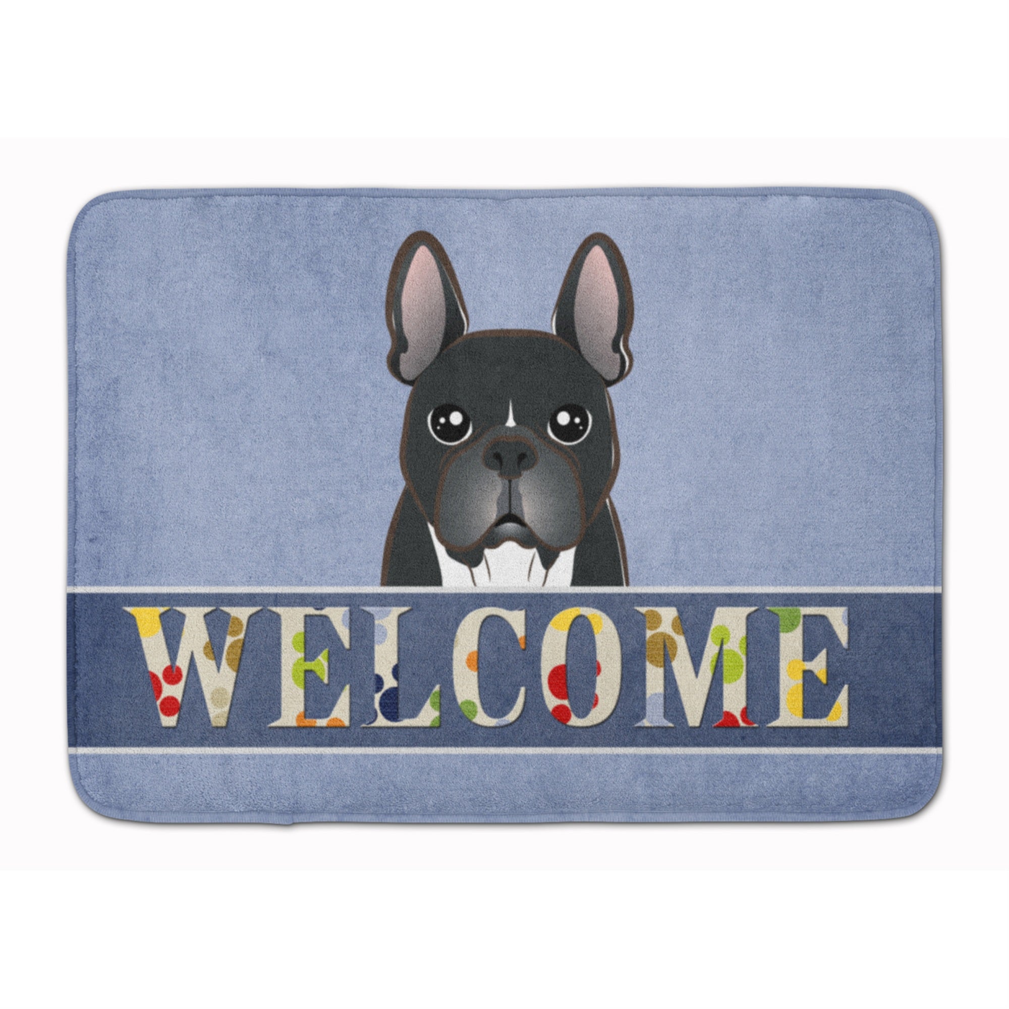 'Caroline'S Treasures French Bulldog Welcome Floor Mat, 19'''' X 27'''', Multicolor''