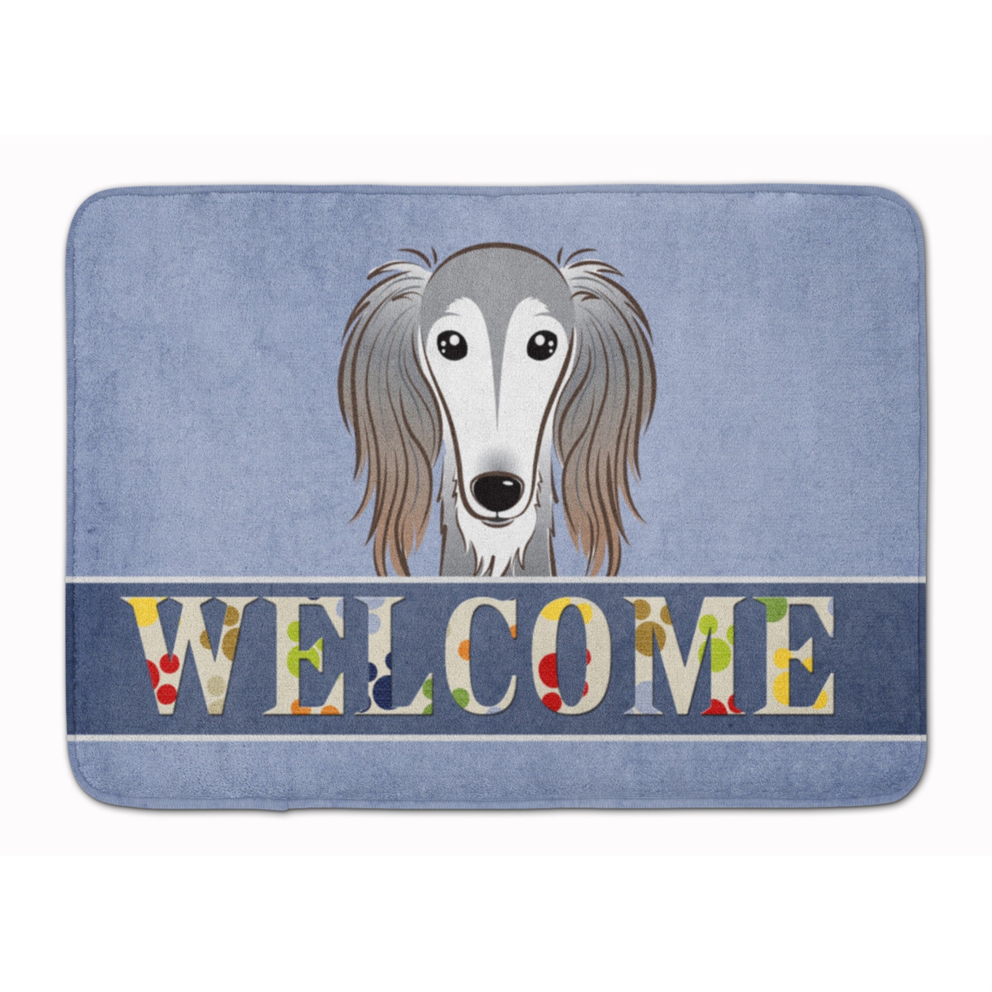 'Caroline'S Treasures Saluki Welcome Floor Mat, 19'''' X 27'''', Multicolor''