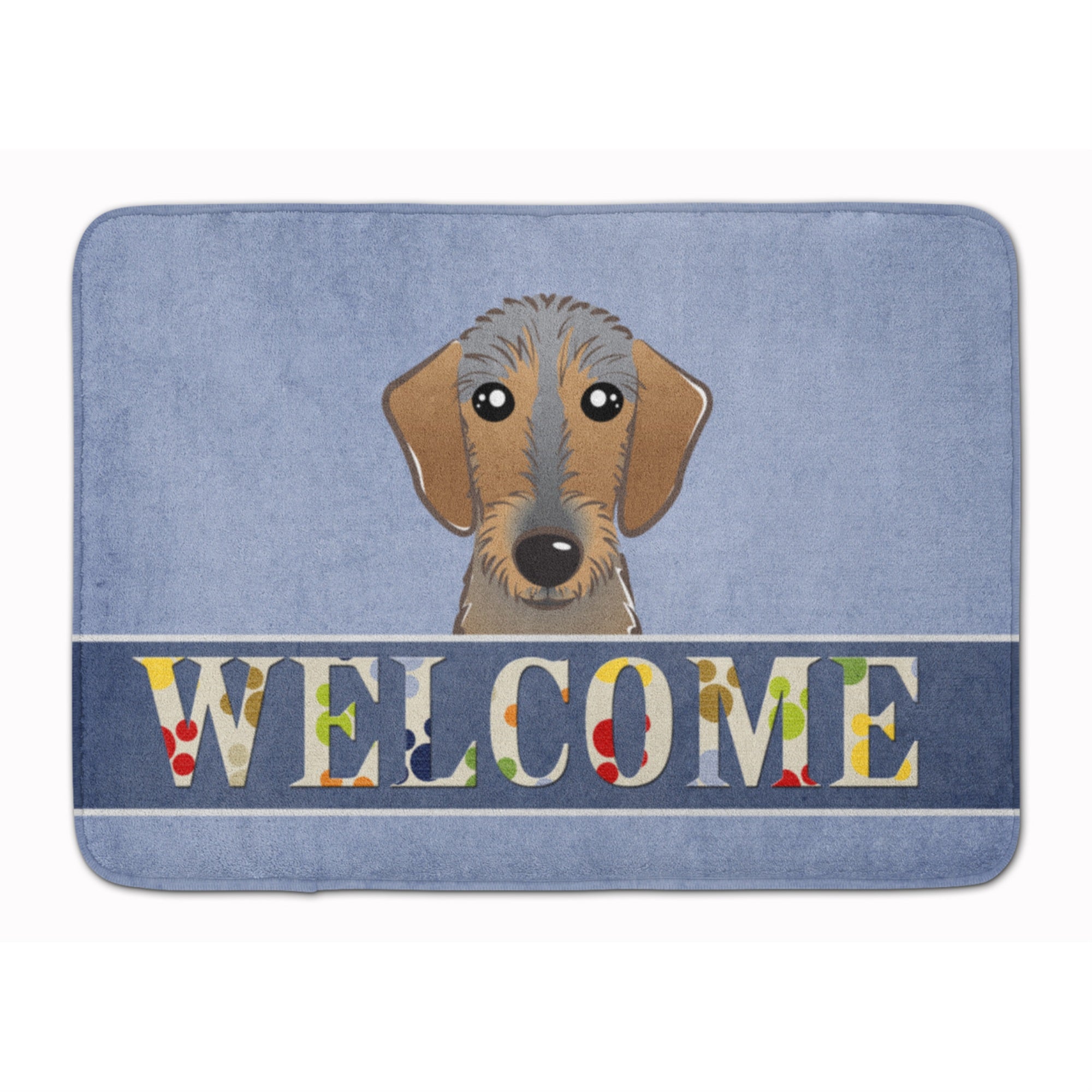 'Caroline'S Treasures Wirehaired Dachshund Welcome Floor Mat, 19'''' X 27'''', Multicolor''
