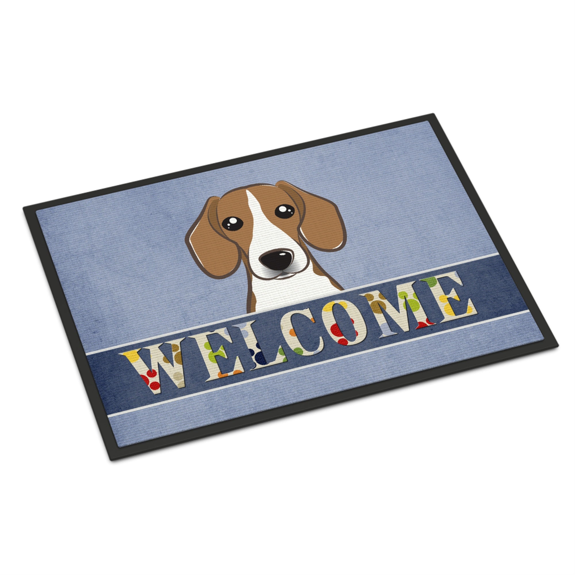 'Caroline'S Treasures Bb1425Mat Beagle Welcome Indoor Or Outdoor Mat, 18 X 27'''', Multicolor''