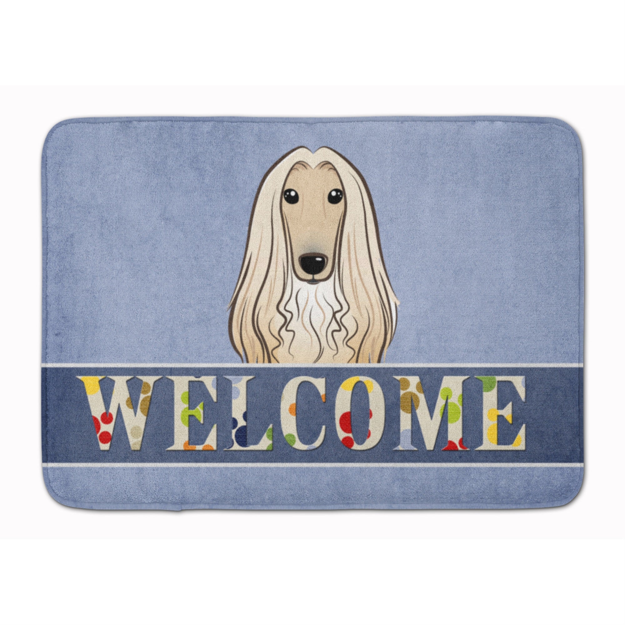'Caroline'S Treasures Afghan Hound Welcome Floor Mat, 19'''' X 27'''', Multicolor''