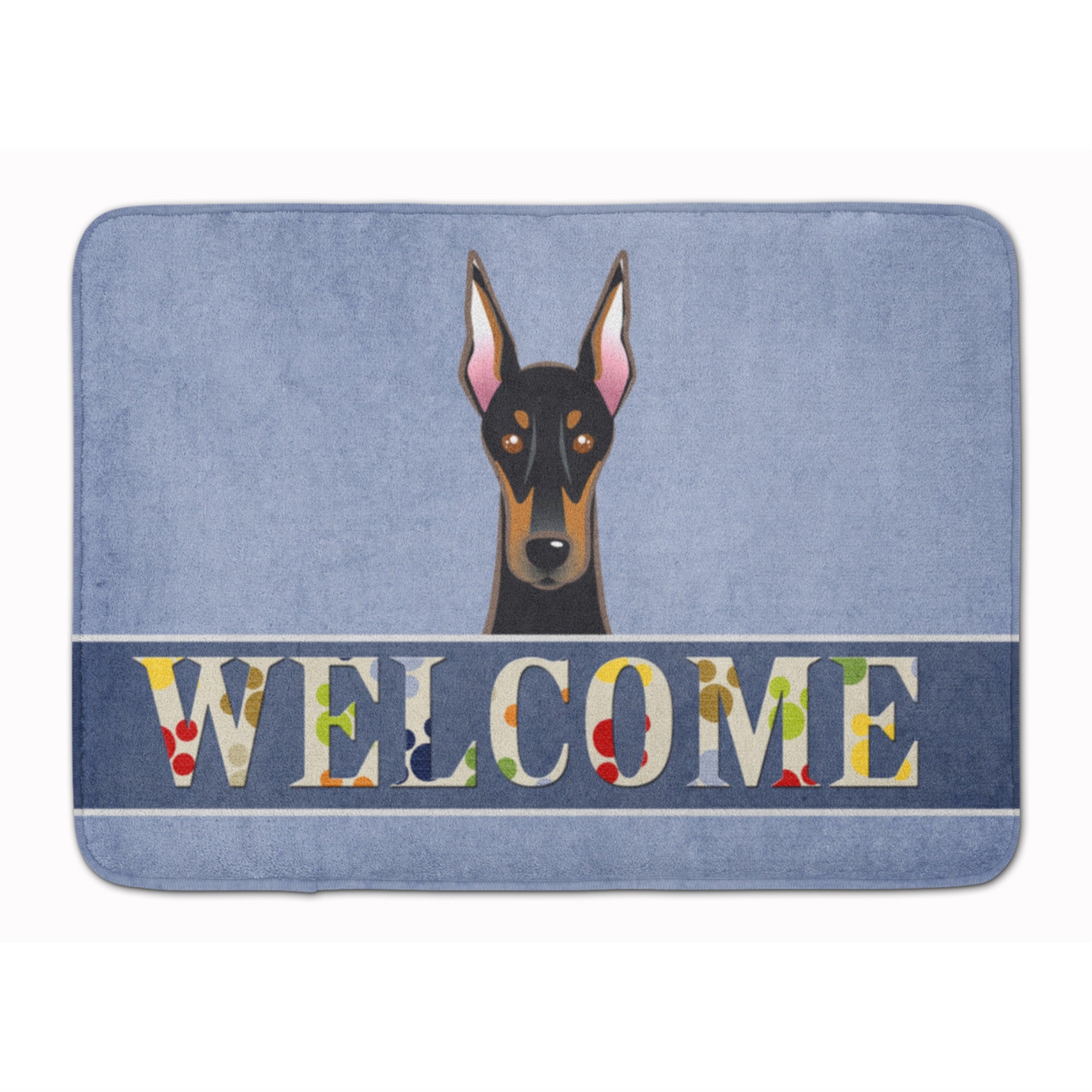 'Caroline'S Treasures Doberman Welcome Floor Mat, 19'''' X 27'''', Multicolor''