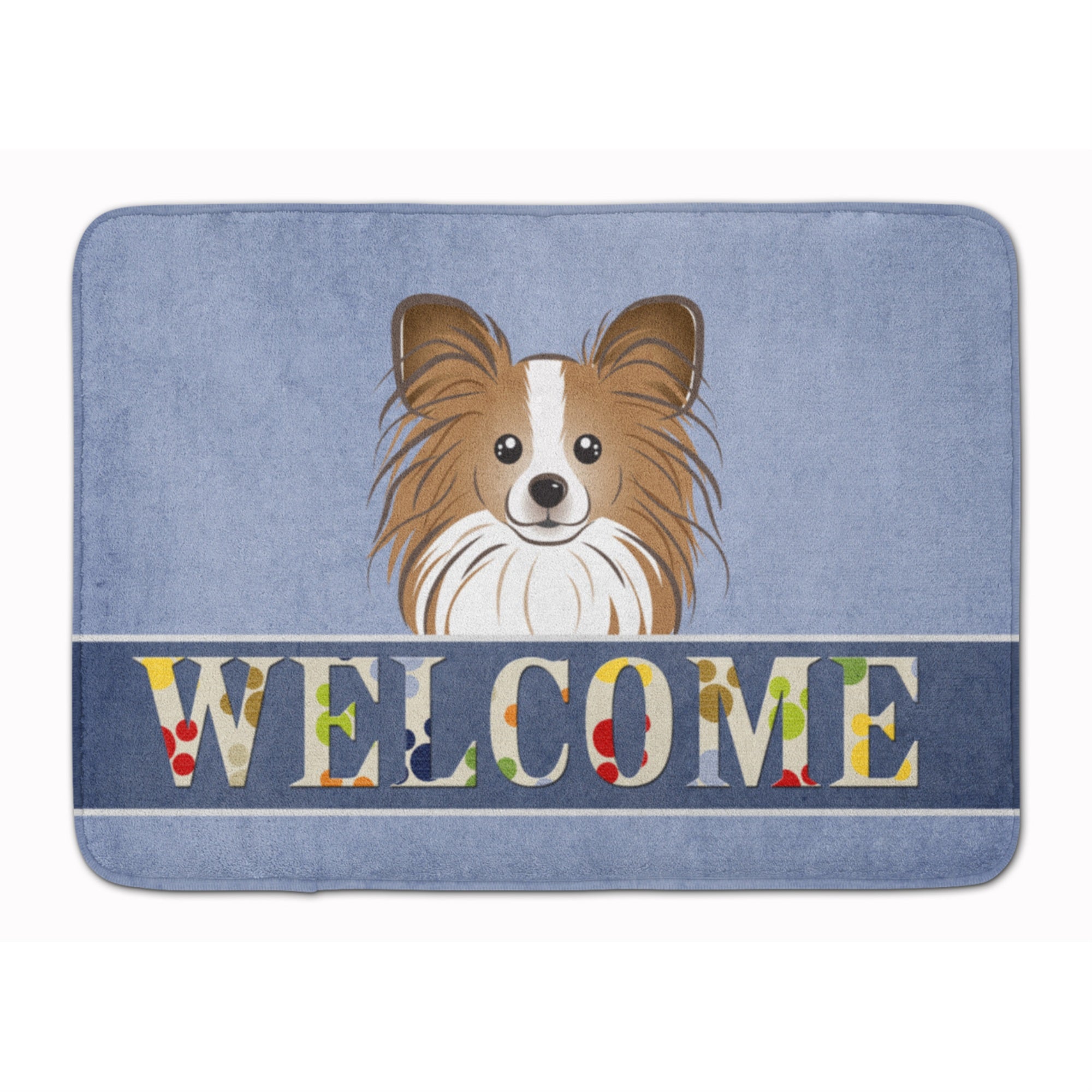 'Caroline'S Treasures Papillon Welcome Floor Mat, 19'''' X 27'''', Multicolor''