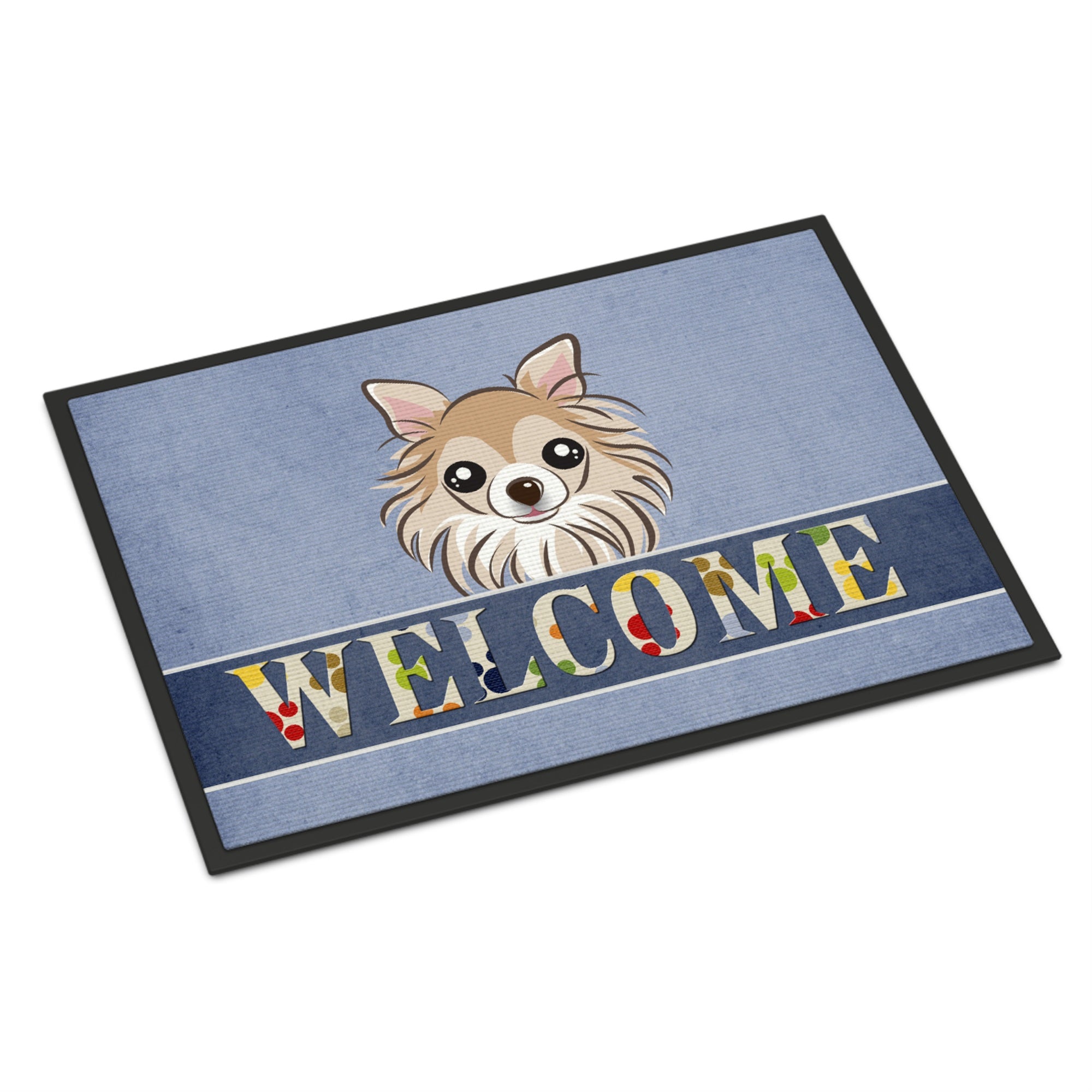 'Caroline'S Treasures Bb1437Jmat Chihuahua Welcome Indoor Or Outdoor Mat, 24 X 36'''', Multicolor''