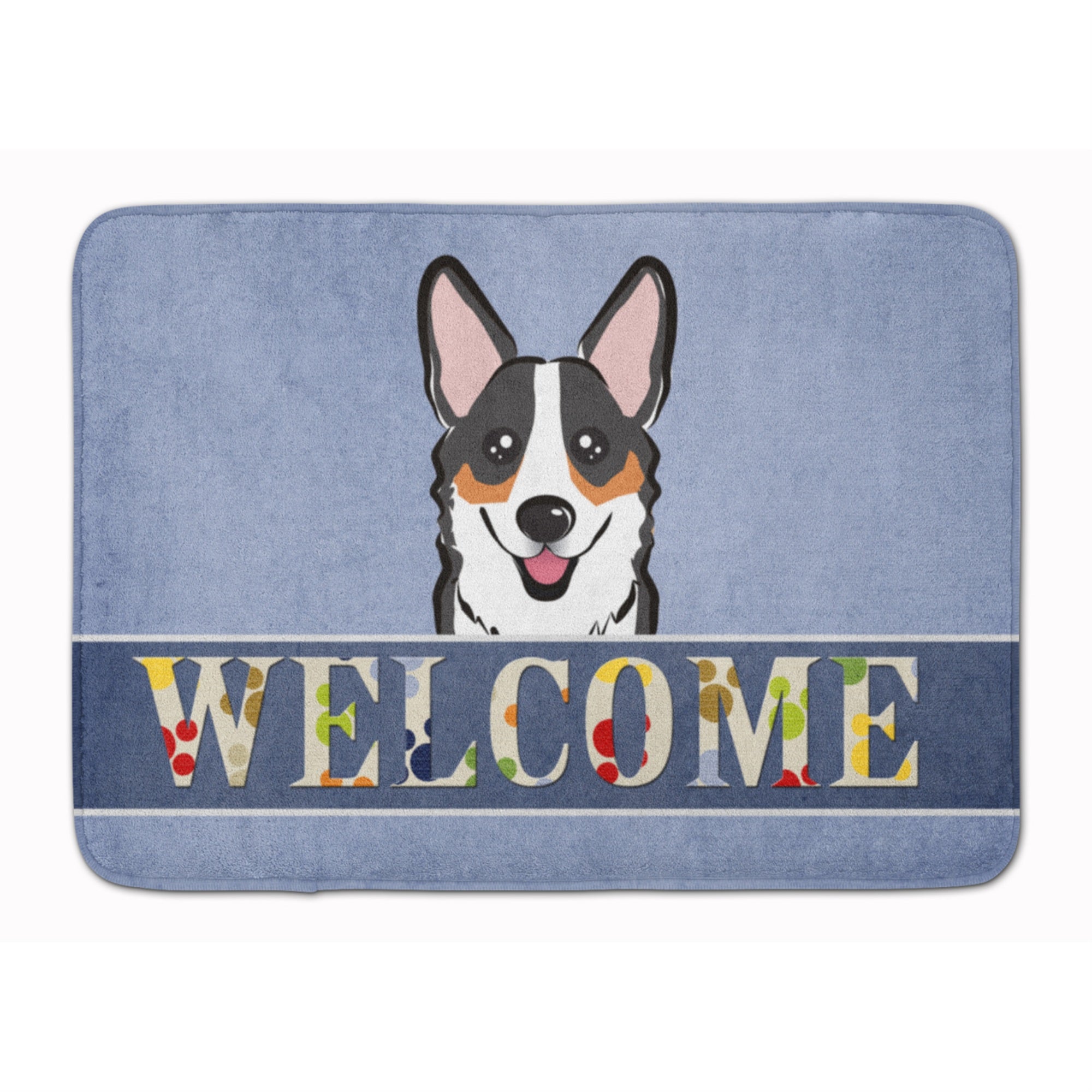 'Caroline'S Treasures Tricolor Corgi Welcome Floor Mat, 19'''' X 27'''', Multicolor''
