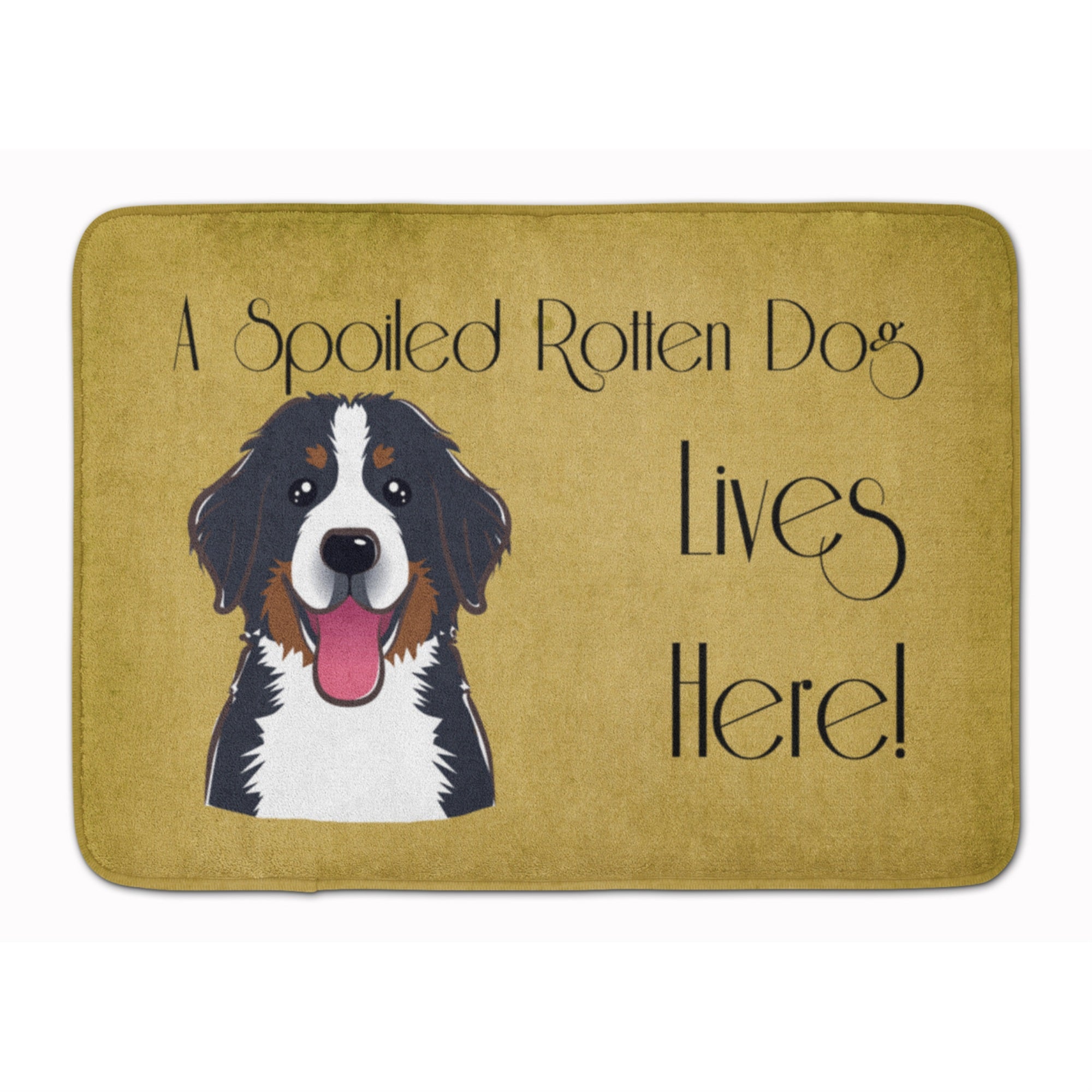 'Caroline'S Treasures Bernese Mountain Spoiled Dog, 19'''' X 27'''', Multicolor''