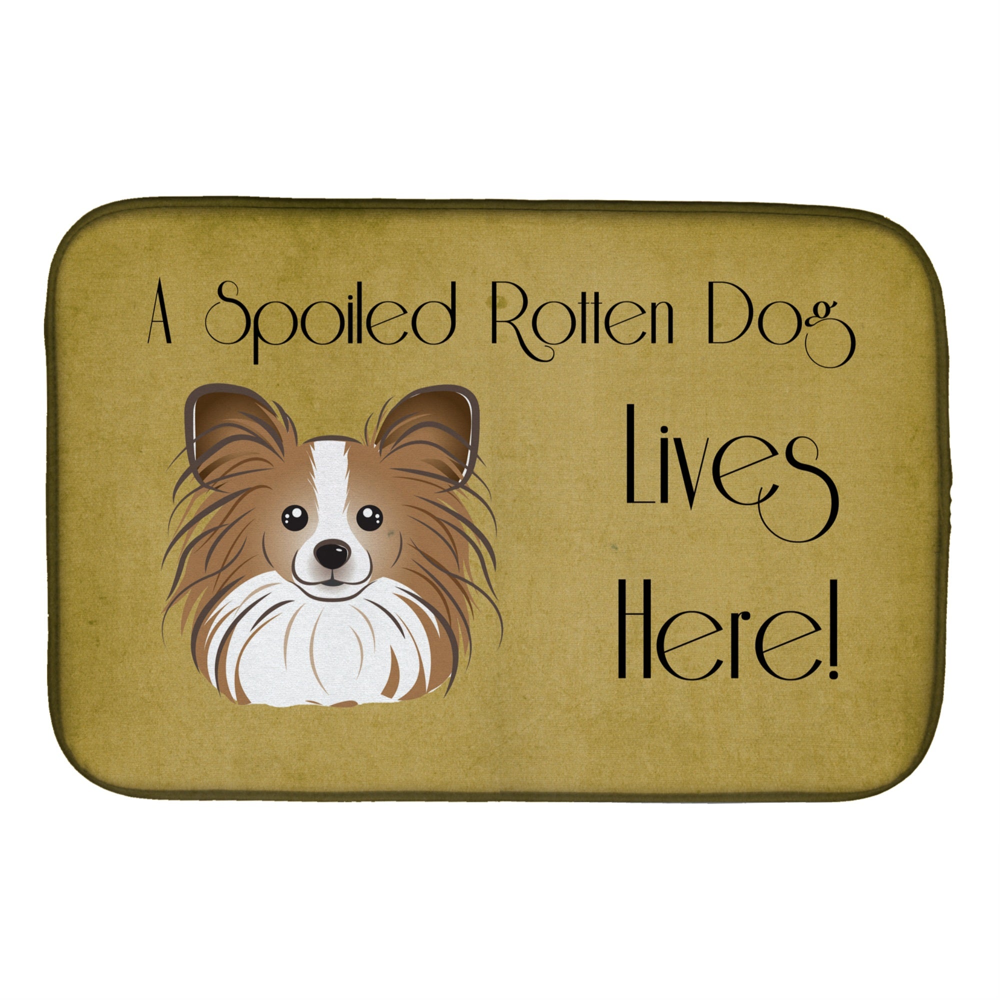 'Caroline'S Treasures Bb1496Ddm Dish Drying Mat, 14'''' X 21'''', Spoiled''