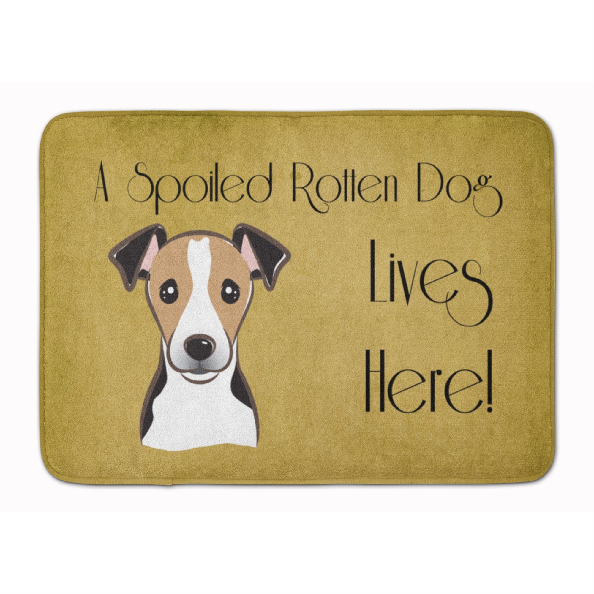 'Caroline'S Treasures Jack Russell Terrier Spoiled Dog Floor Mat, 19'''' X 27'''', Multicolor''