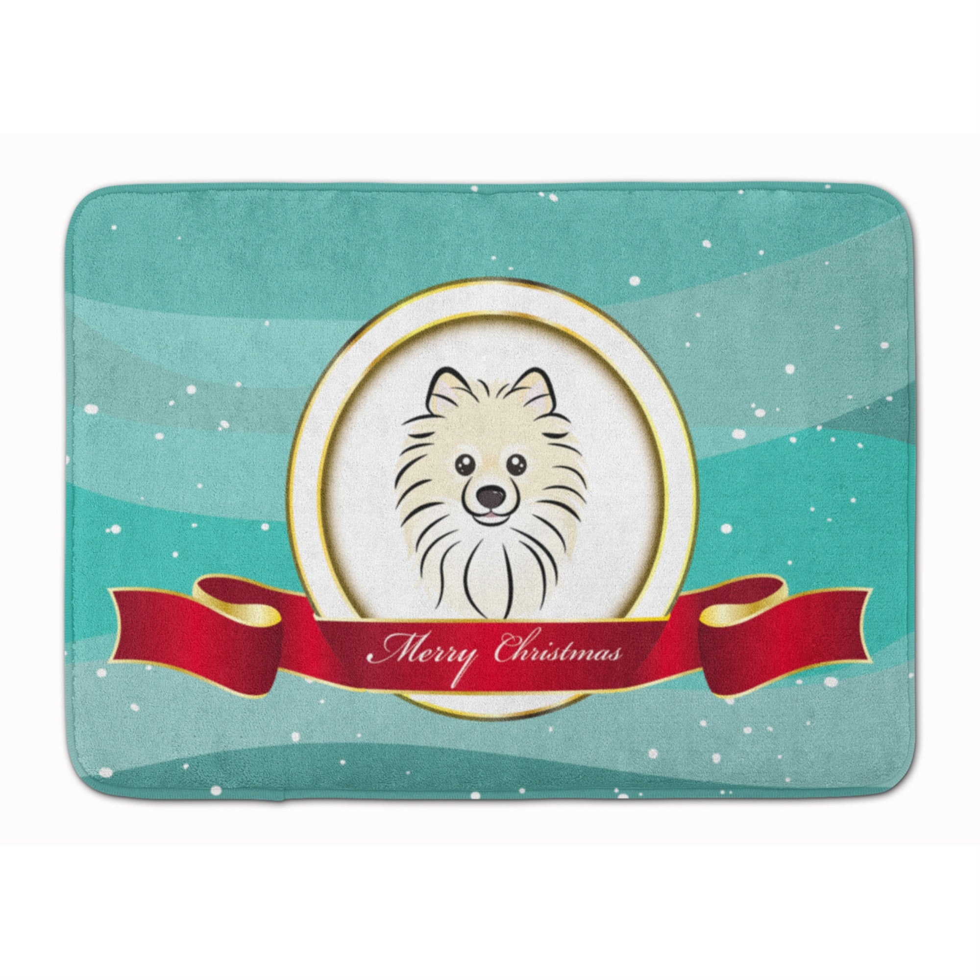 'Caroline'S Treasures Pomeranian Merry Christmas Floor Mat, 19'''' X 27'''', Multicolor''