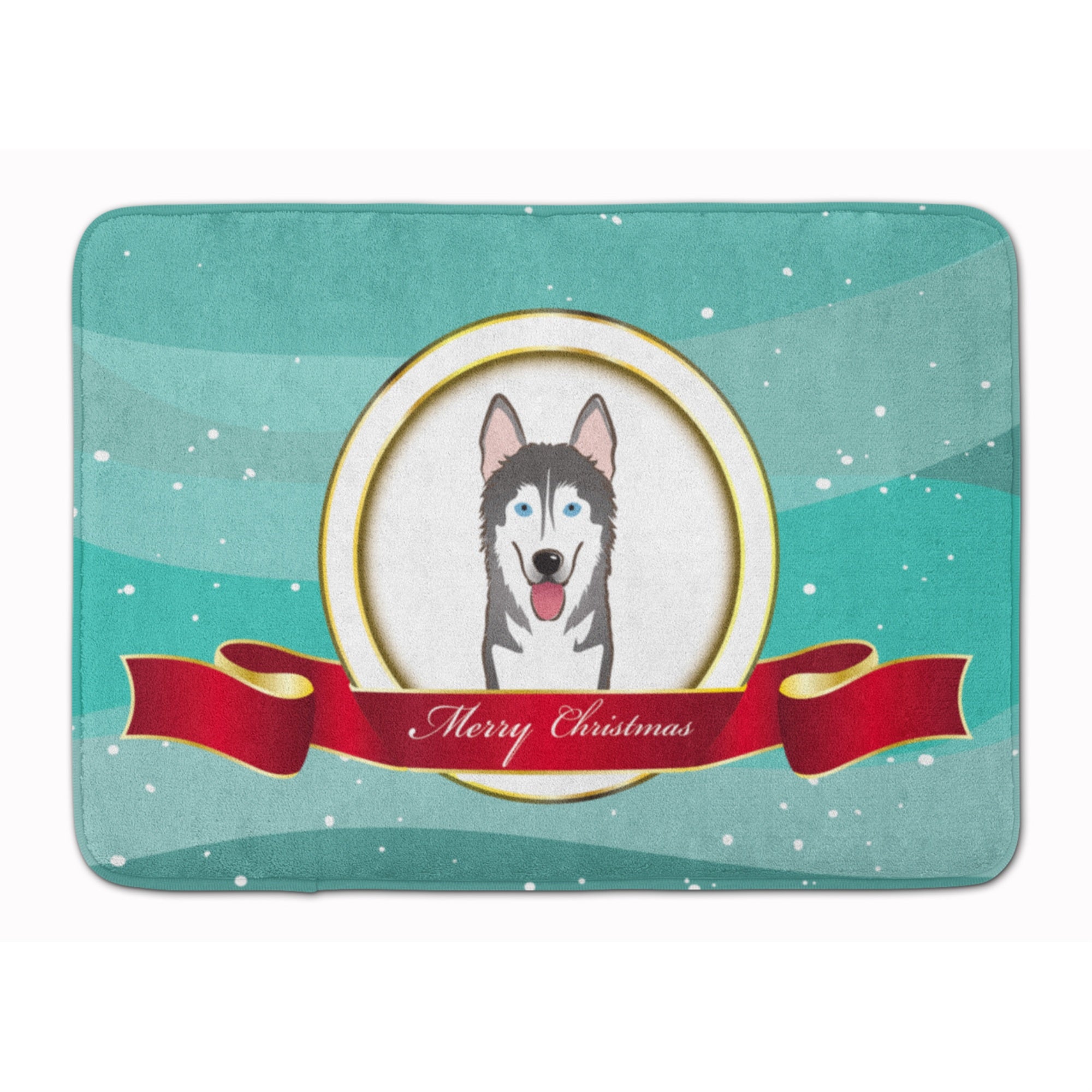 'Caroline'S Treasures Alaskan Malamute Merry Christmas Floor Mat, 19'''' X 27'''', Multicolor''